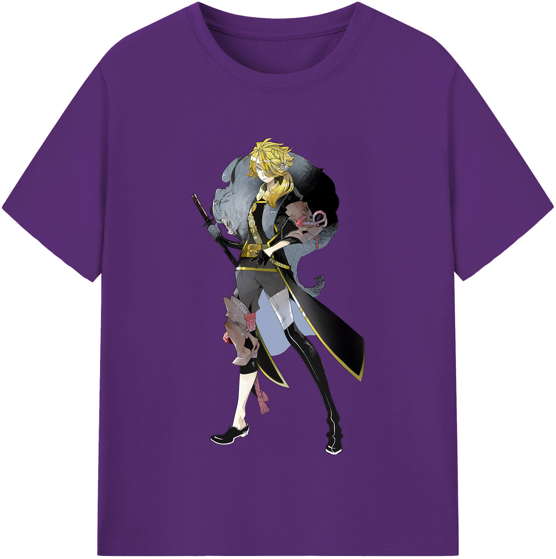 （画像用） 刀剣乱舞 Touken Ranbu 綿100％半袖Tシャツ（フロントプリント）