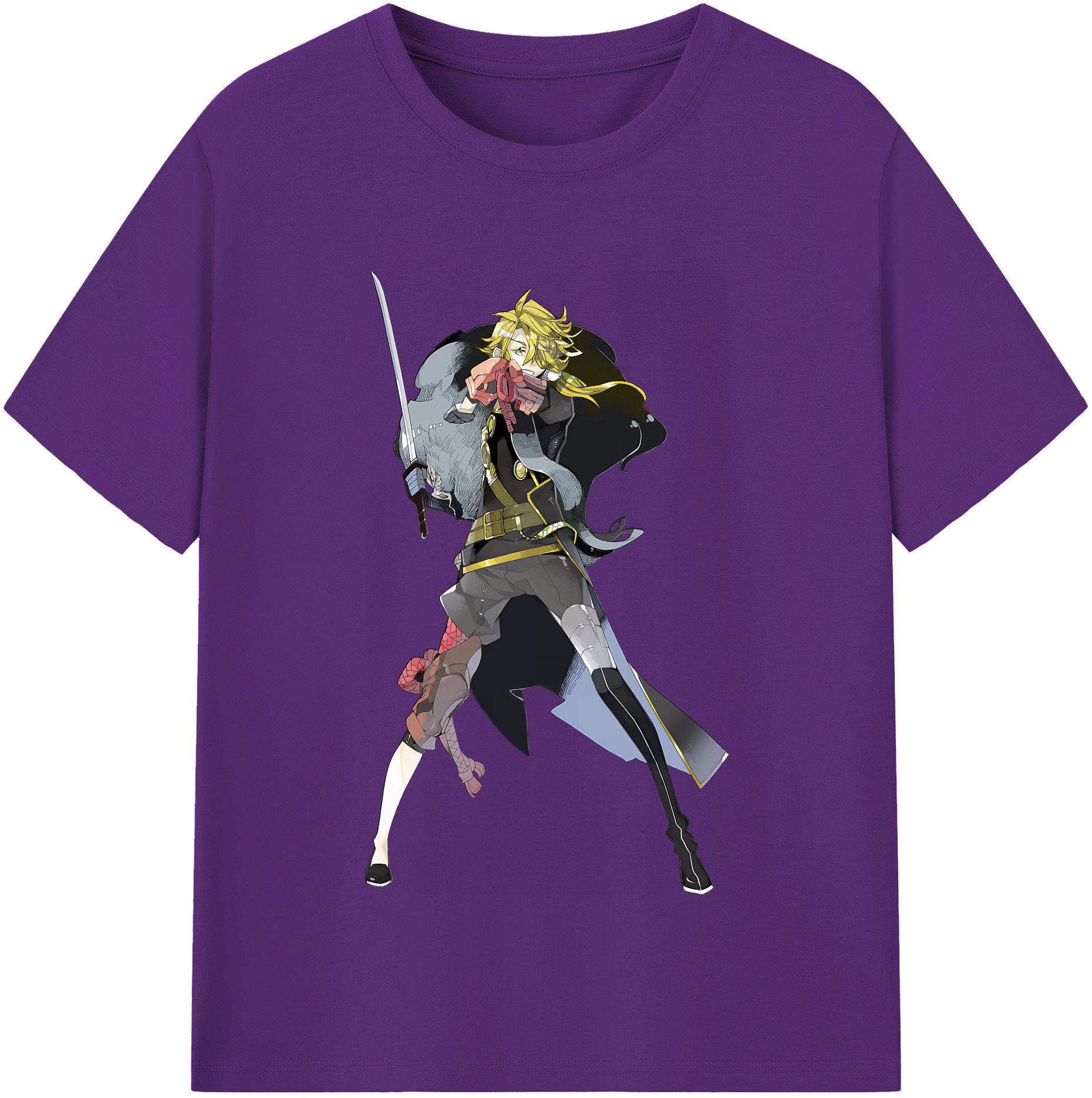 （画像用） 刀剣乱舞 Touken Ranbu 綿100％半袖Tシャツ（フロントプリント）