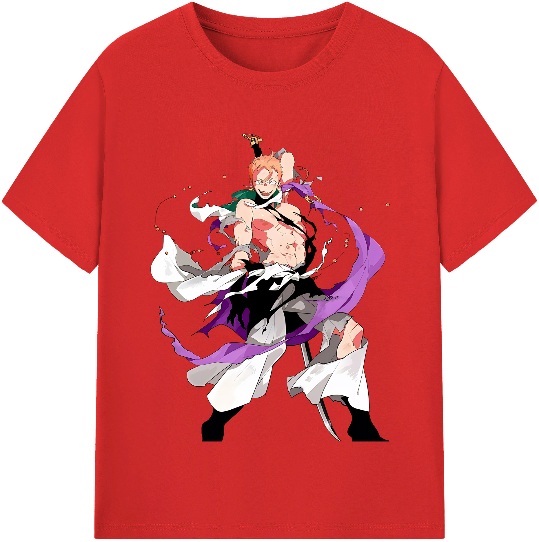 （画像用） 刀剣乱舞 Touken Ranbu 綿100％半袖Tシャツ（フロントプリント）