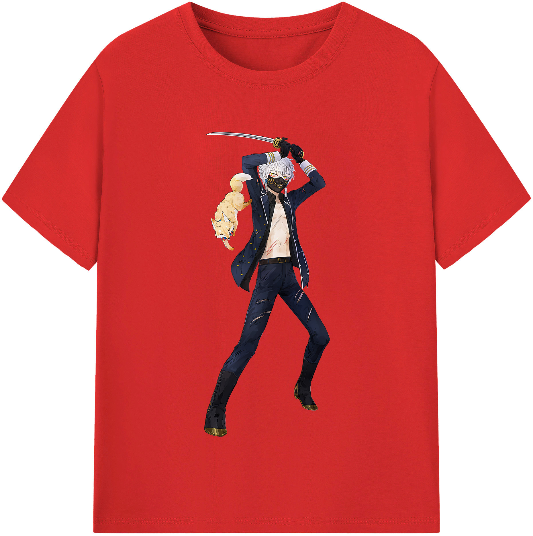（画像用） 刀剣乱舞 Touken Ranbu 綿100％半袖Tシャツ（フロントプリント）