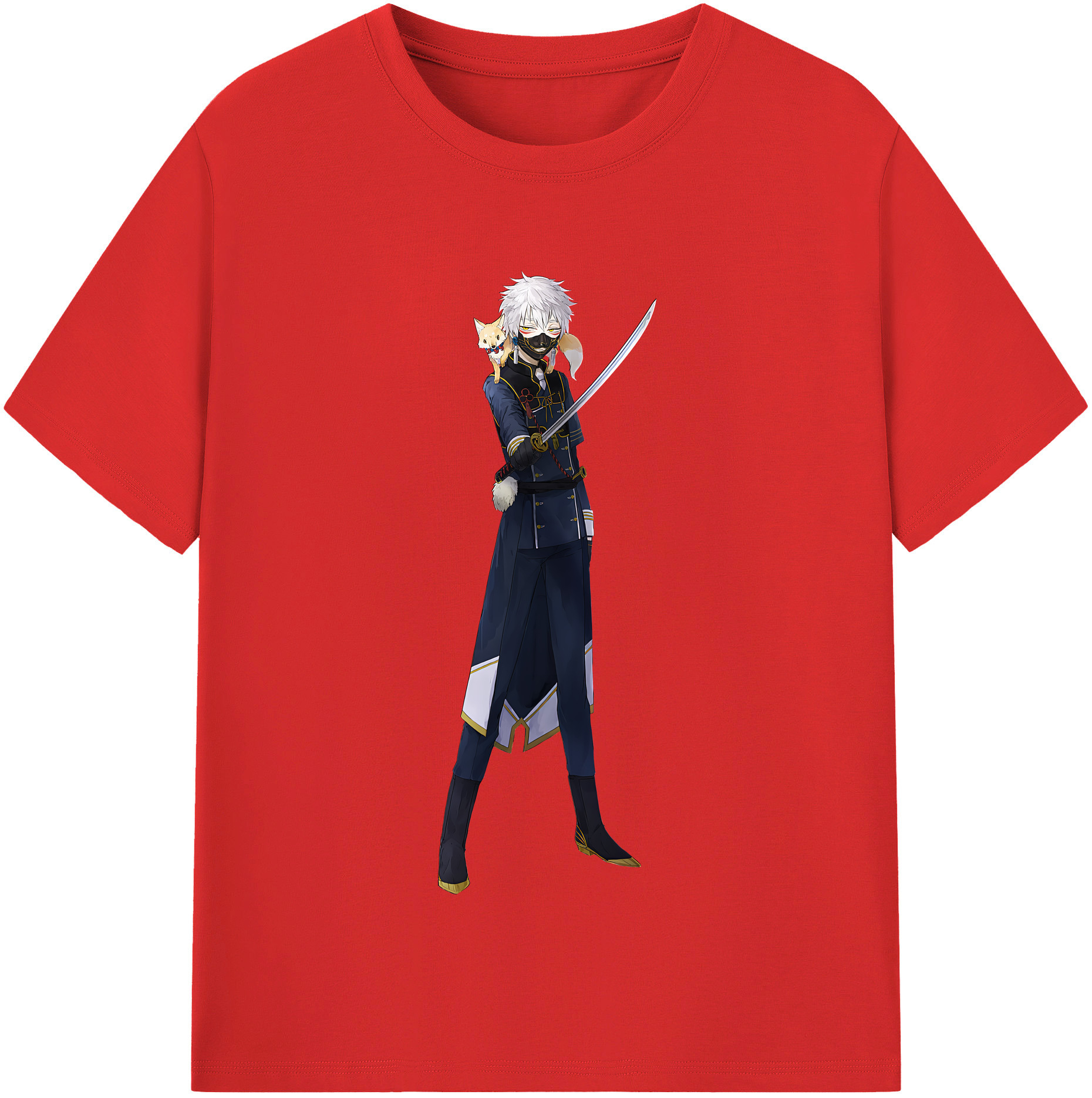 （画像用） 刀剣乱舞 Touken Ranbu 綿100％半袖Tシャツ（フロントプリント）
