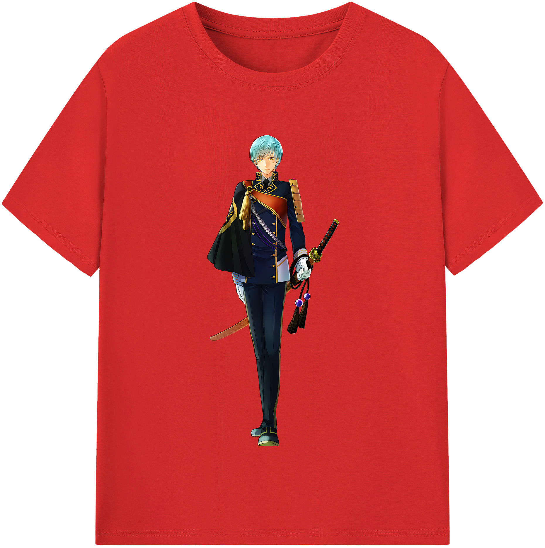 （画像用） 刀剣乱舞 Touken Ranbu 綿100％半袖Tシャツ（フロントプリント）