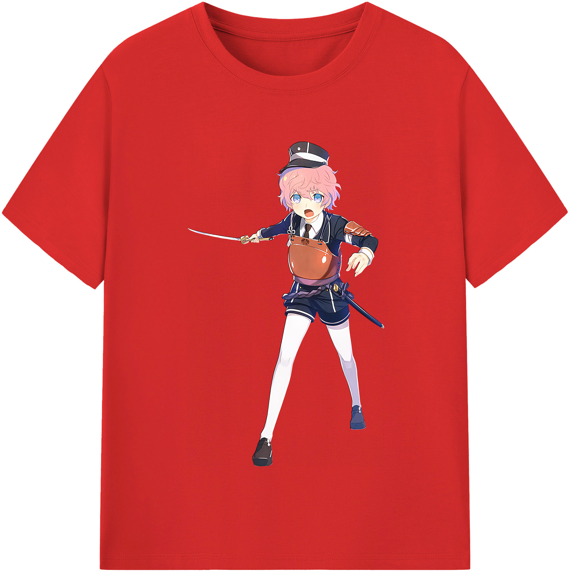（画像用） 刀剣乱舞 Touken Ranbu 綿100％半袖Tシャツ（フロントプリント）