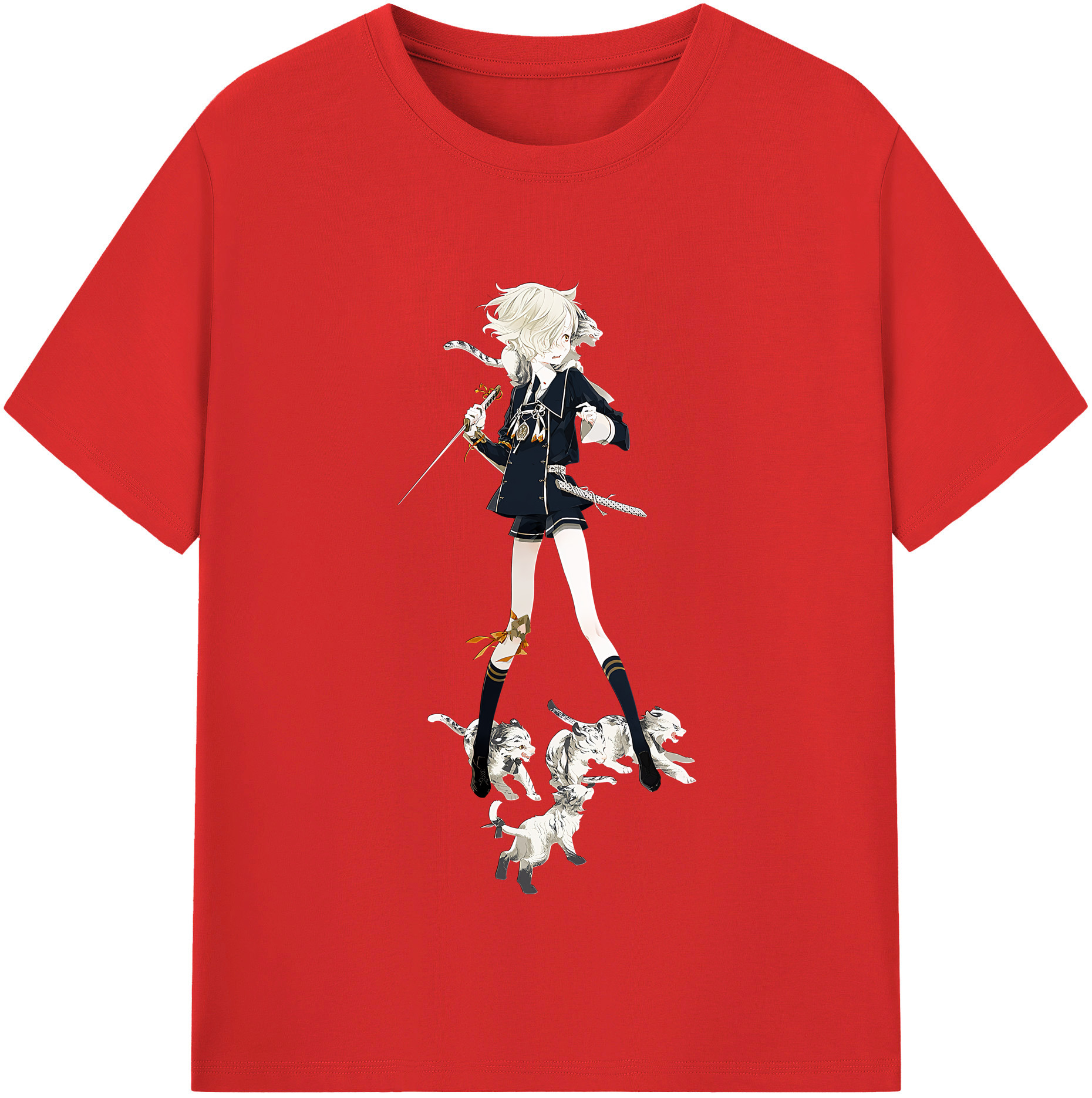 （画像用） 刀剣乱舞 Touken Ranbu 綿100％半袖Tシャツ（フロントプリント）
