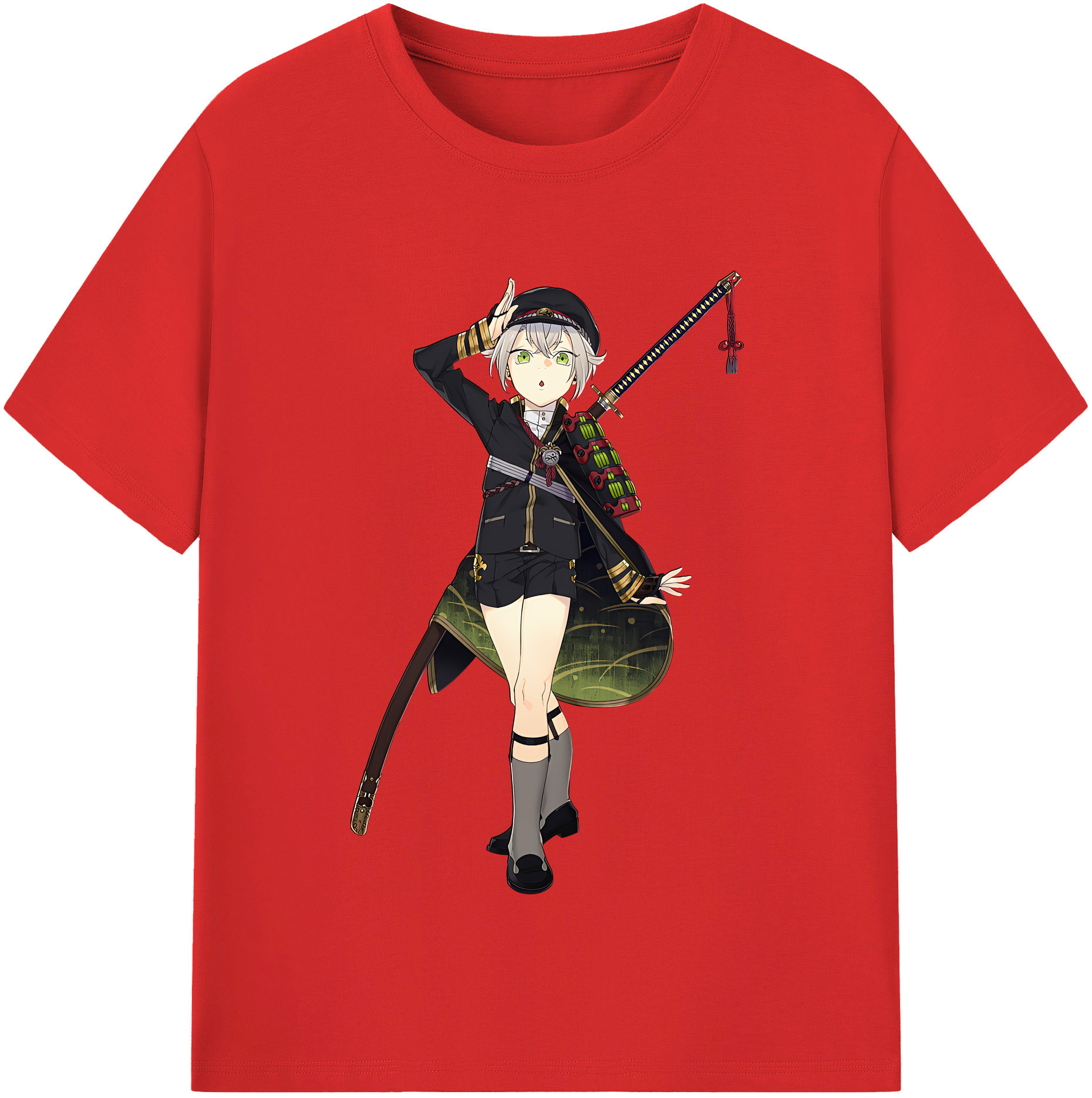 （画像用） 刀剣乱舞 Touken Ranbu 綿100％半袖Tシャツ（フロントプリント）