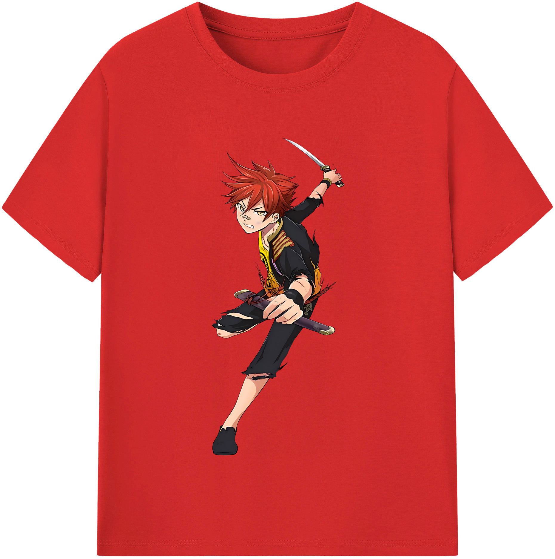 （画像用） 刀剣乱舞 Touken Ranbu 綿100％半袖Tシャツ（フロントプリント）