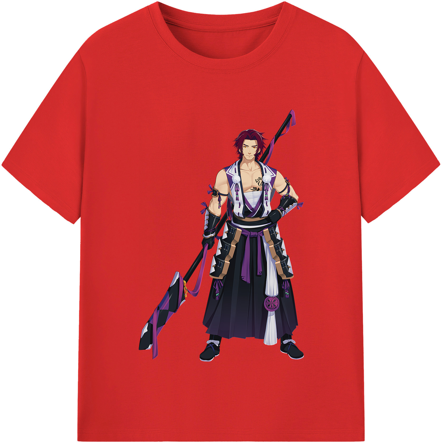 （画像用） 刀剣乱舞 Touken Ranbu 綿100％半袖Tシャツ（フロントプリント）