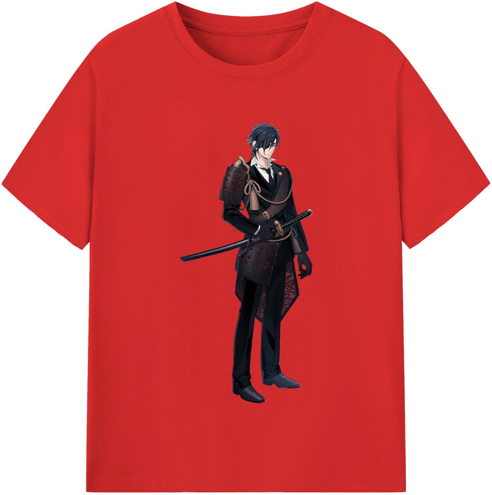 （画像用） 刀剣乱舞 Touken Ranbu 綿100％半袖Tシャツ（フロントプリント）