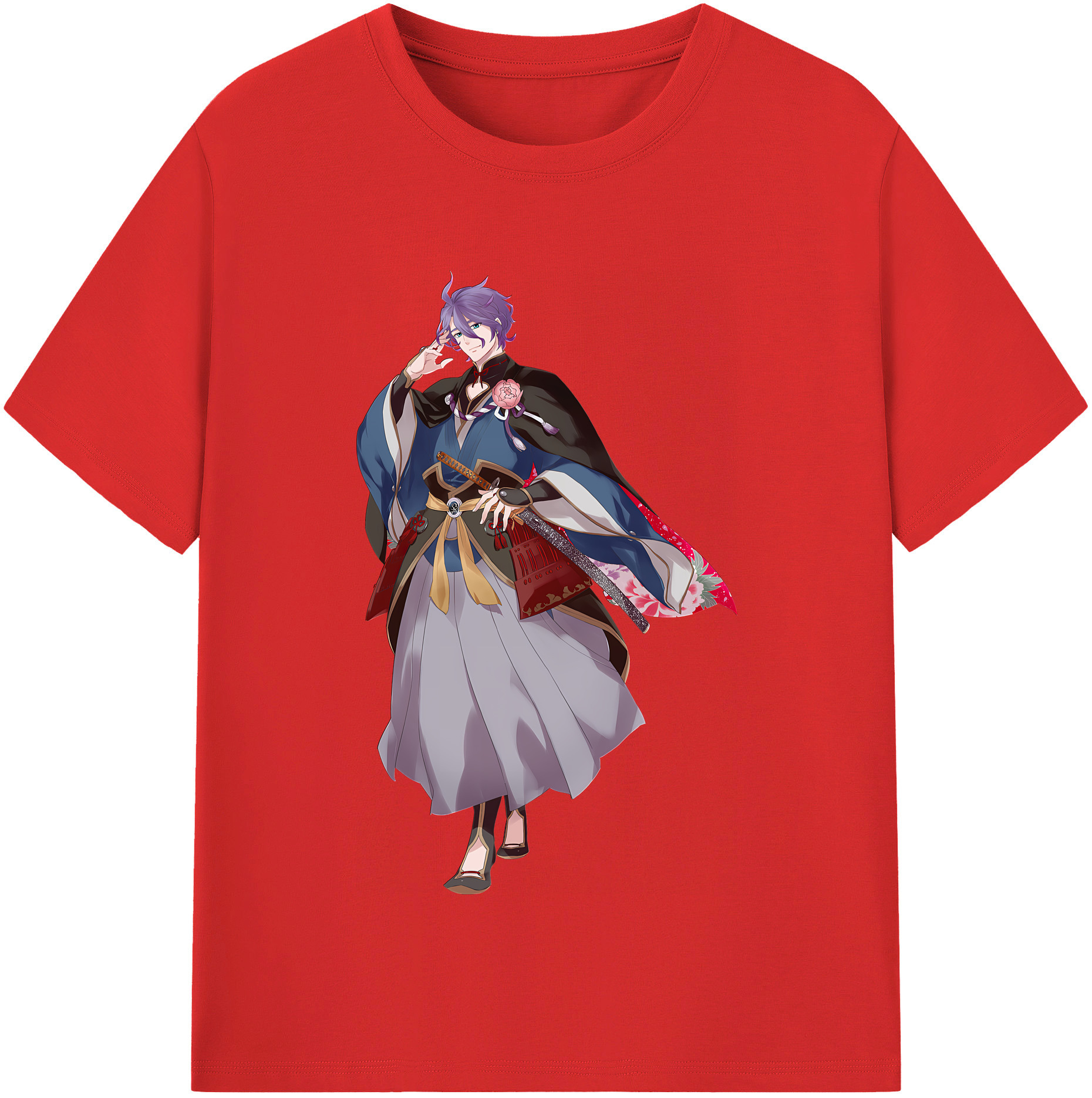 （画像用） 刀剣乱舞 Touken Ranbu 綿100％半袖Tシャツ（フロントプリント）