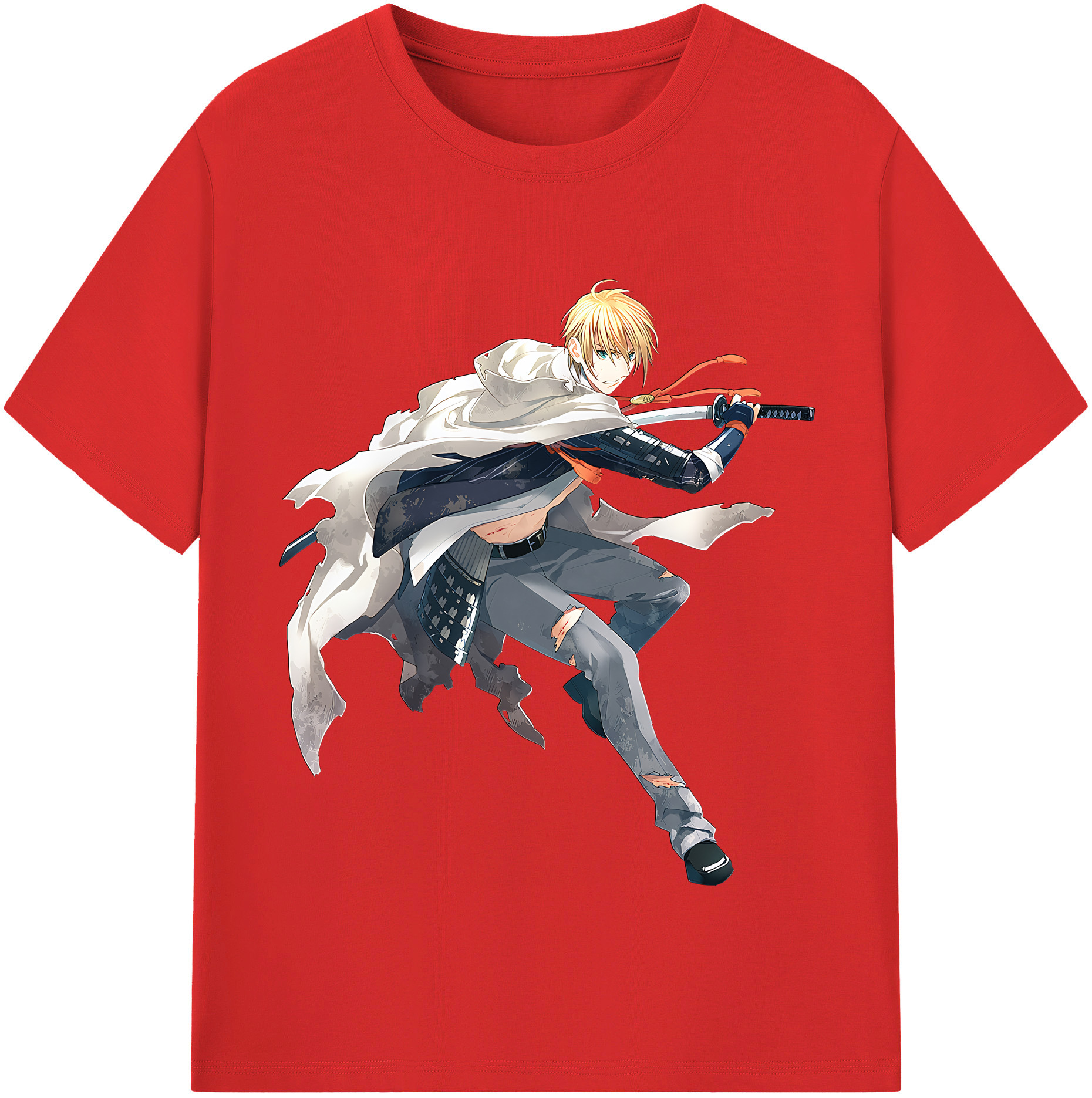 （画像用） 刀剣乱舞 Touken Ranbu 綿100％半袖Tシャツ（フロントプリント）