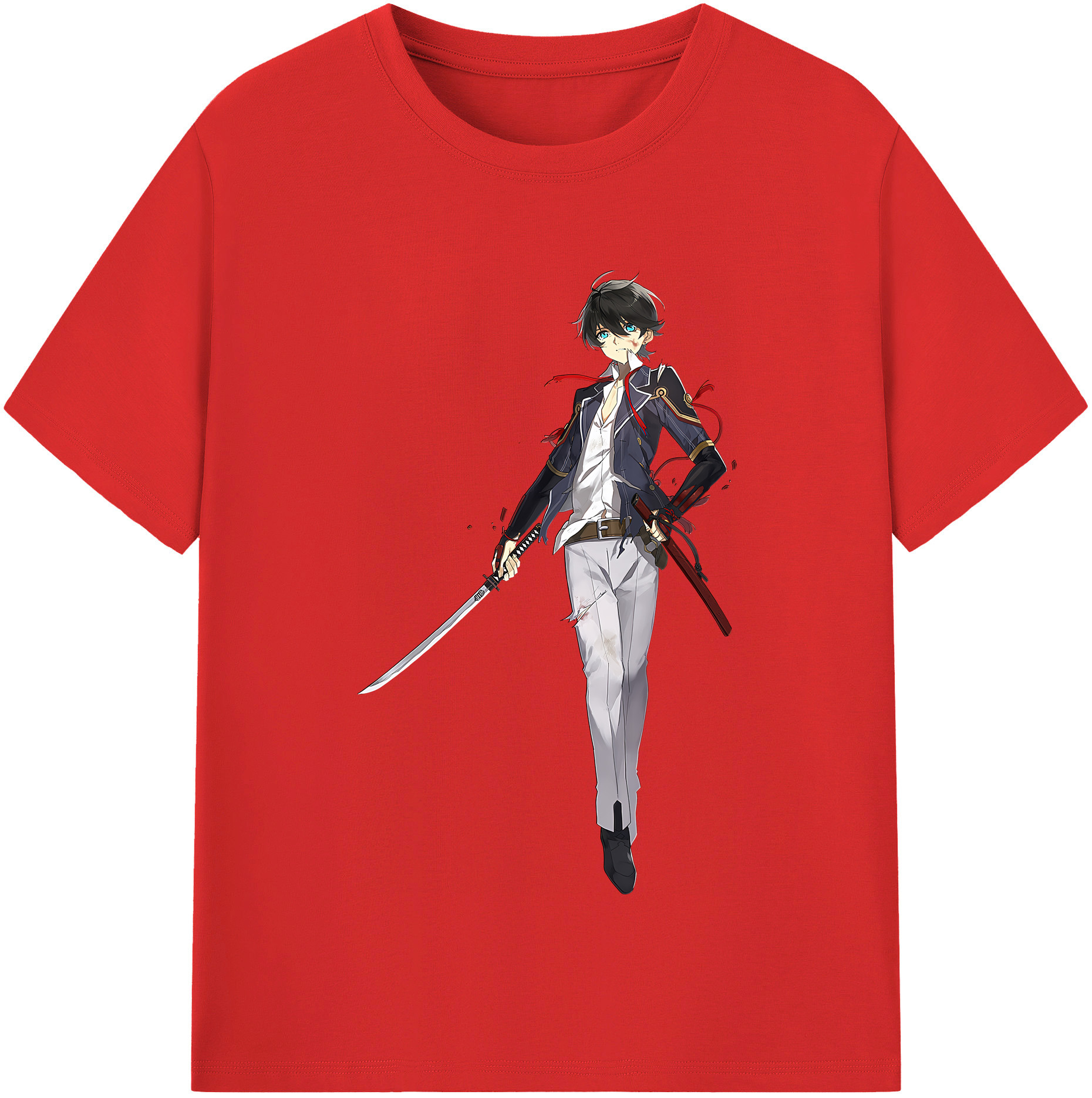 （画像用） 刀剣乱舞 Touken Ranbu 綿100％半袖Tシャツ（フロントプリント）