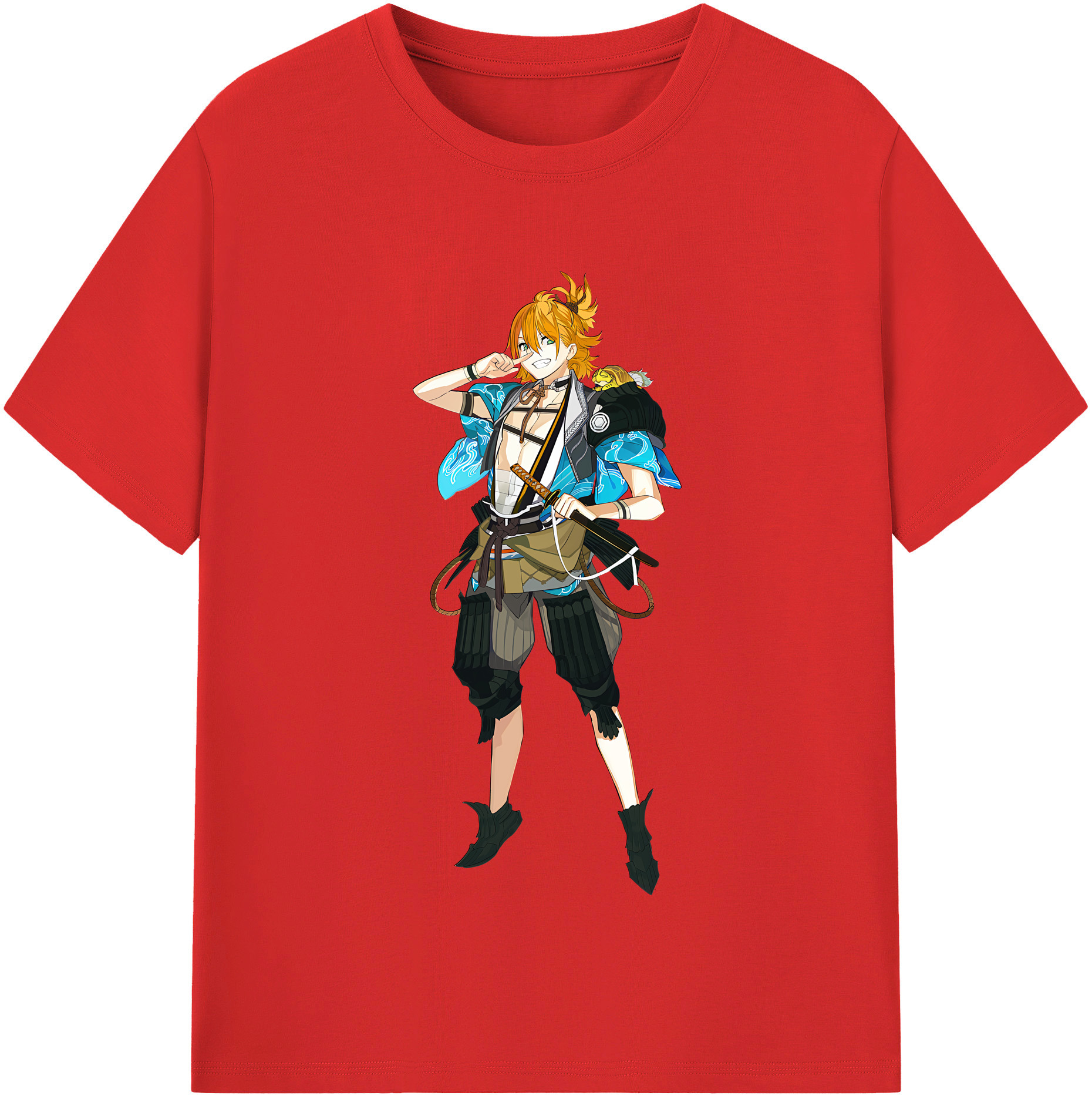 （画像用） 刀剣乱舞 Touken Ranbu 綿100％半袖Tシャツ（フロントプリント）