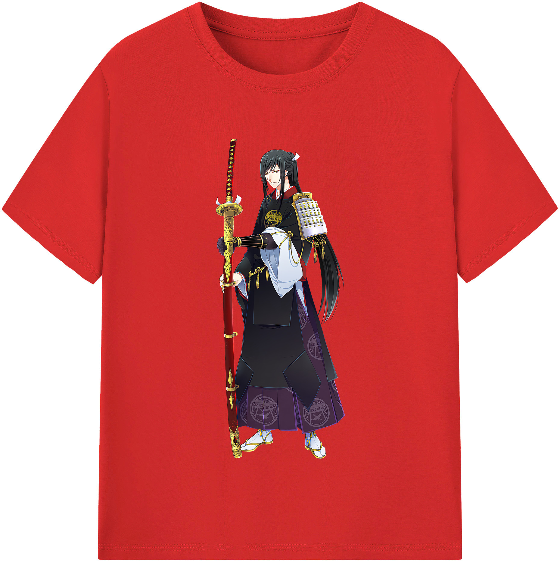 （画像用） 刀剣乱舞 Touken Ranbu 綿100％半袖Tシャツ（フロントプリント）