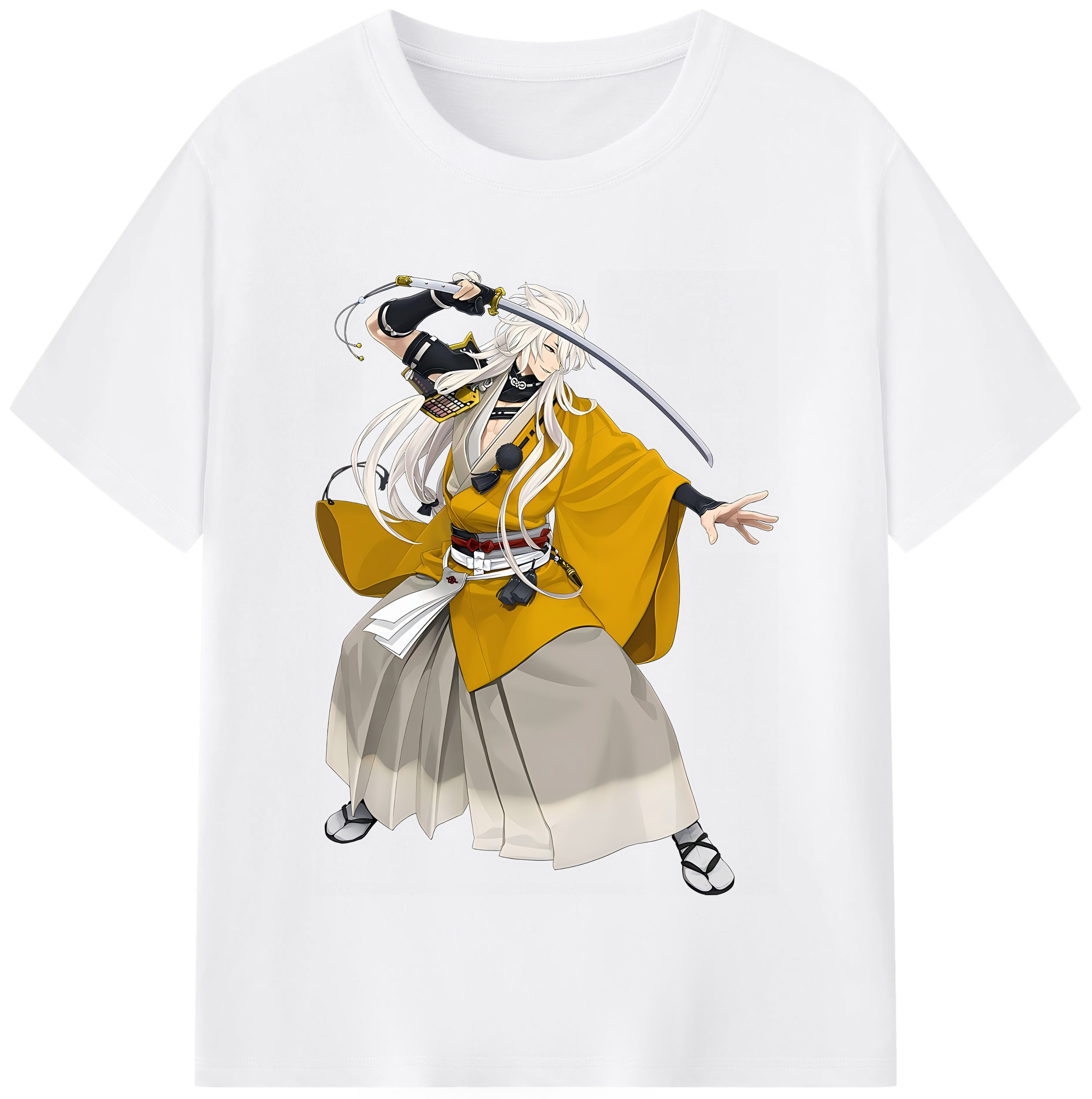 （画像用） 刀剣乱舞 Touken Ranbu 綿100％半袖Tシャツ（フロントプリント）