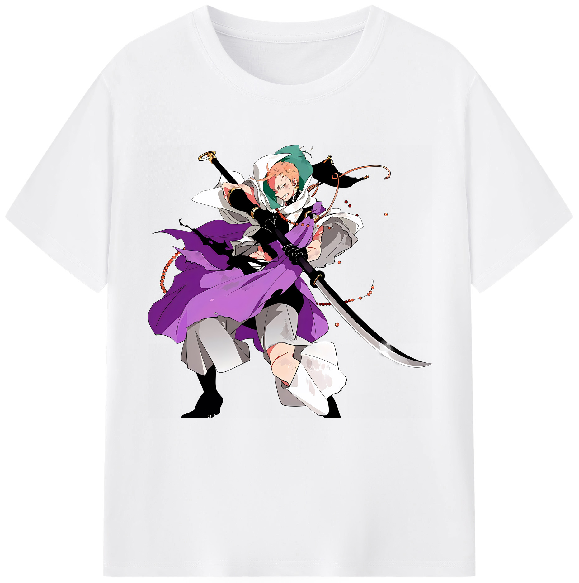 （画像用） 刀剣乱舞 Touken Ranbu 綿100％半袖Tシャツ（フロントプリント）