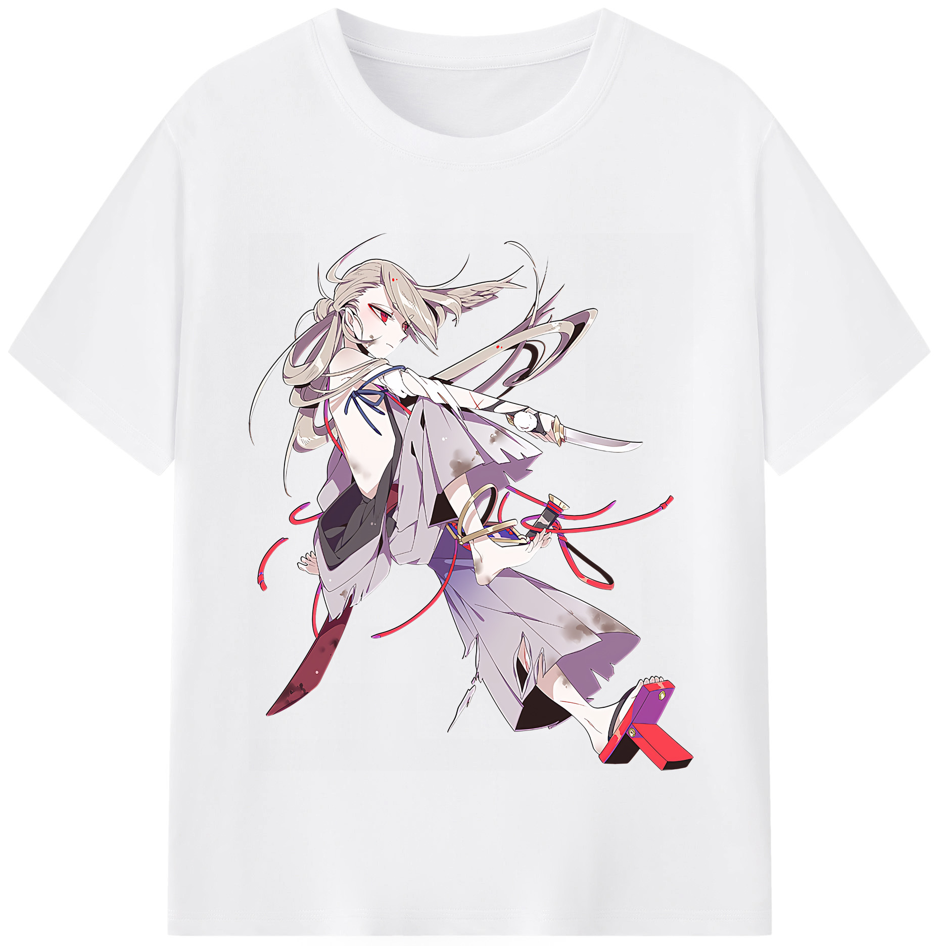 （画像用） 刀剣乱舞 Touken Ranbu 綿100％半袖Tシャツ（フロントプリント）