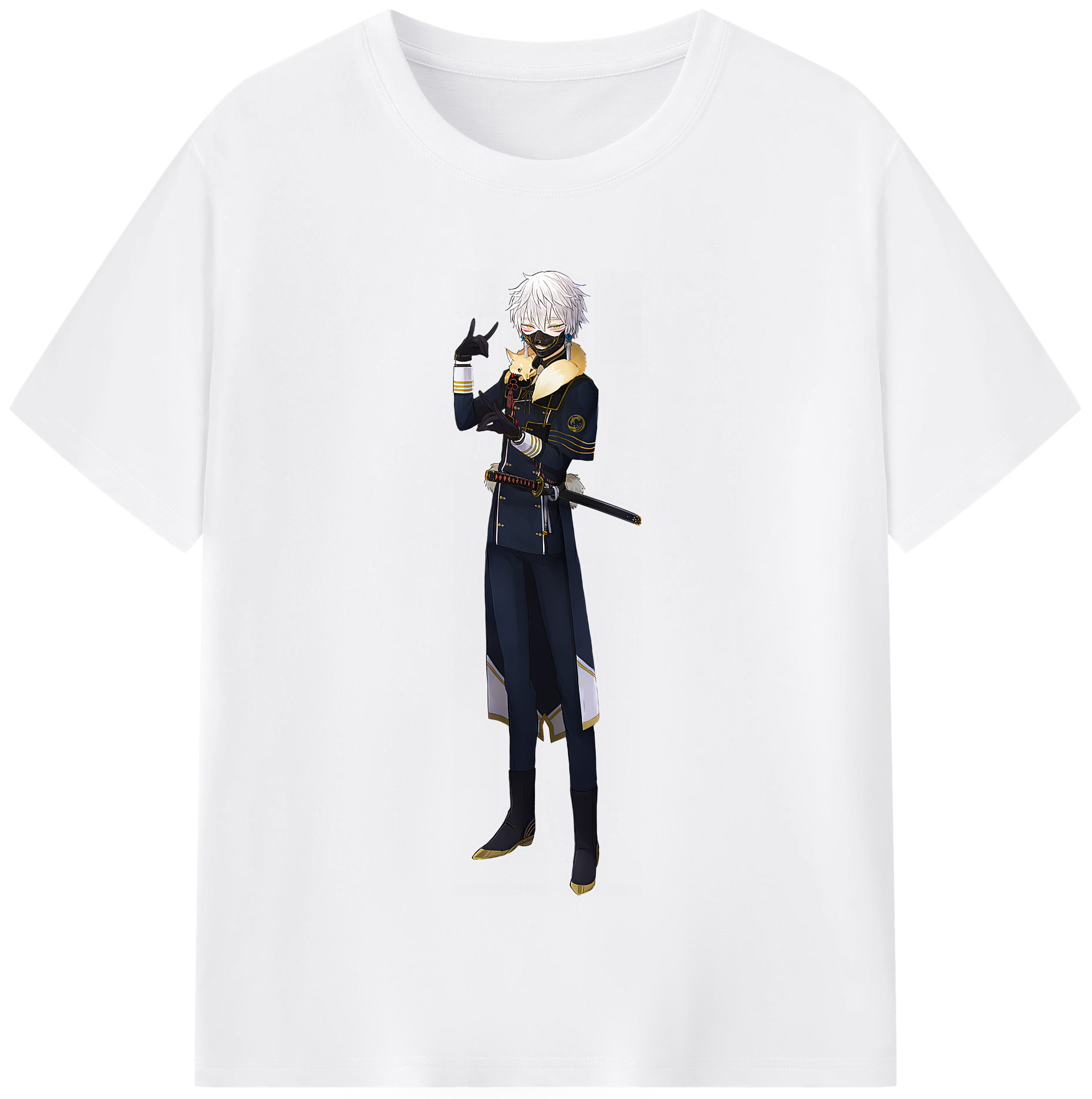 （画像用） 刀剣乱舞 Touken Ranbu 綿100％半袖Tシャツ（フロントプリント）