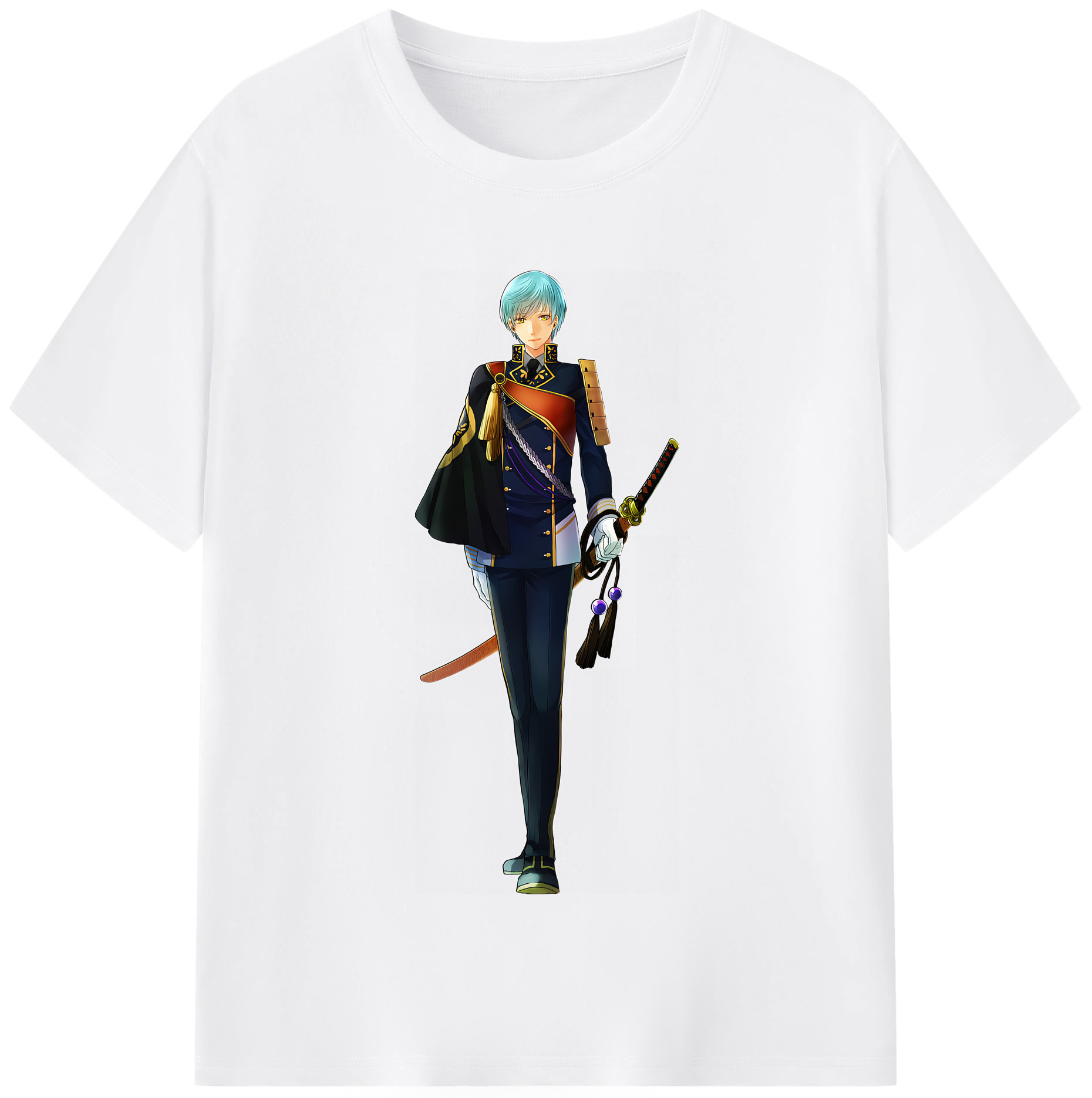（画像用） 刀剣乱舞 Touken Ranbu 綿100％半袖Tシャツ（フロントプリント）