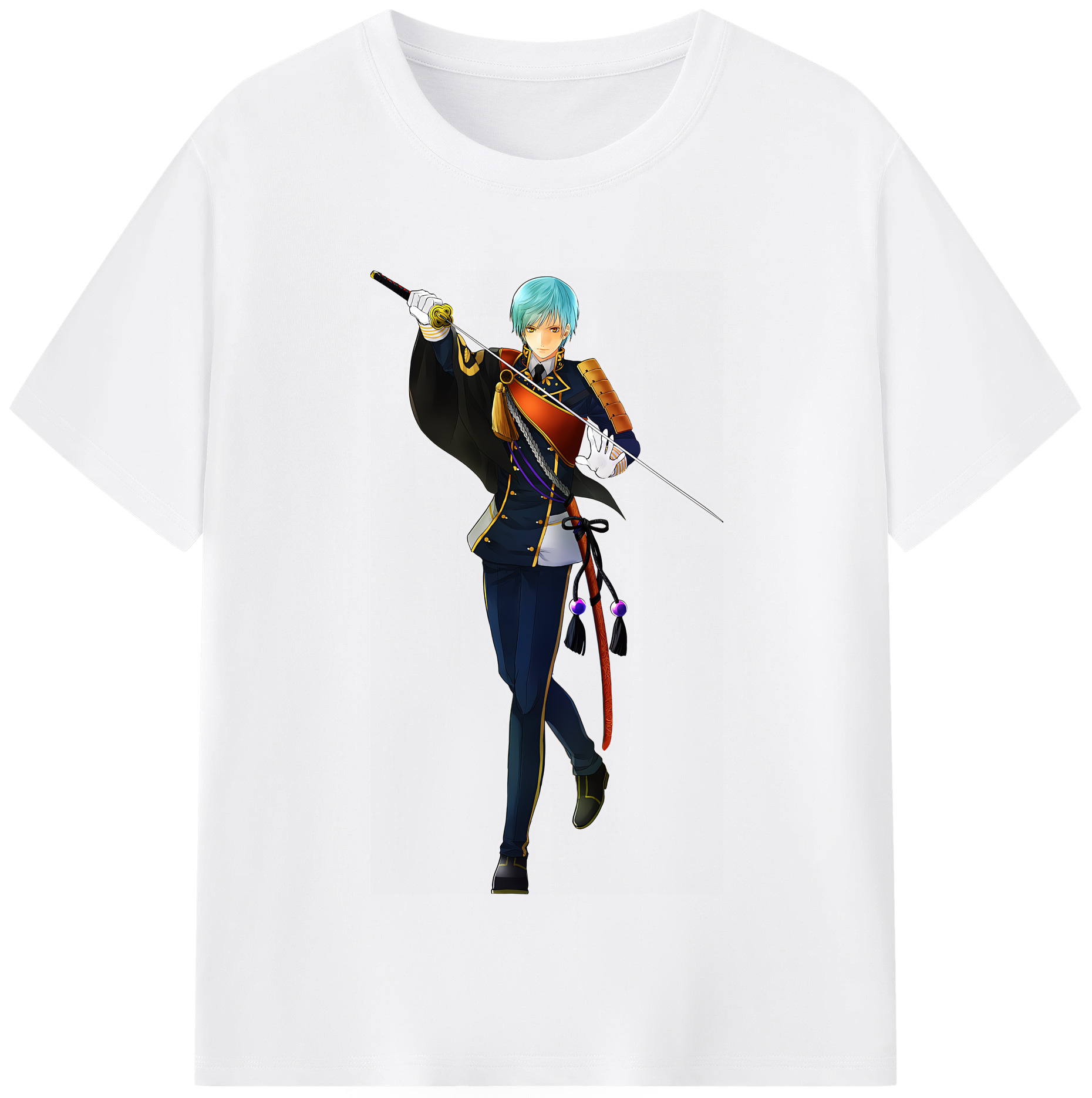 （画像用） 刀剣乱舞 Touken Ranbu 綿100％半袖Tシャツ（フロントプリント）