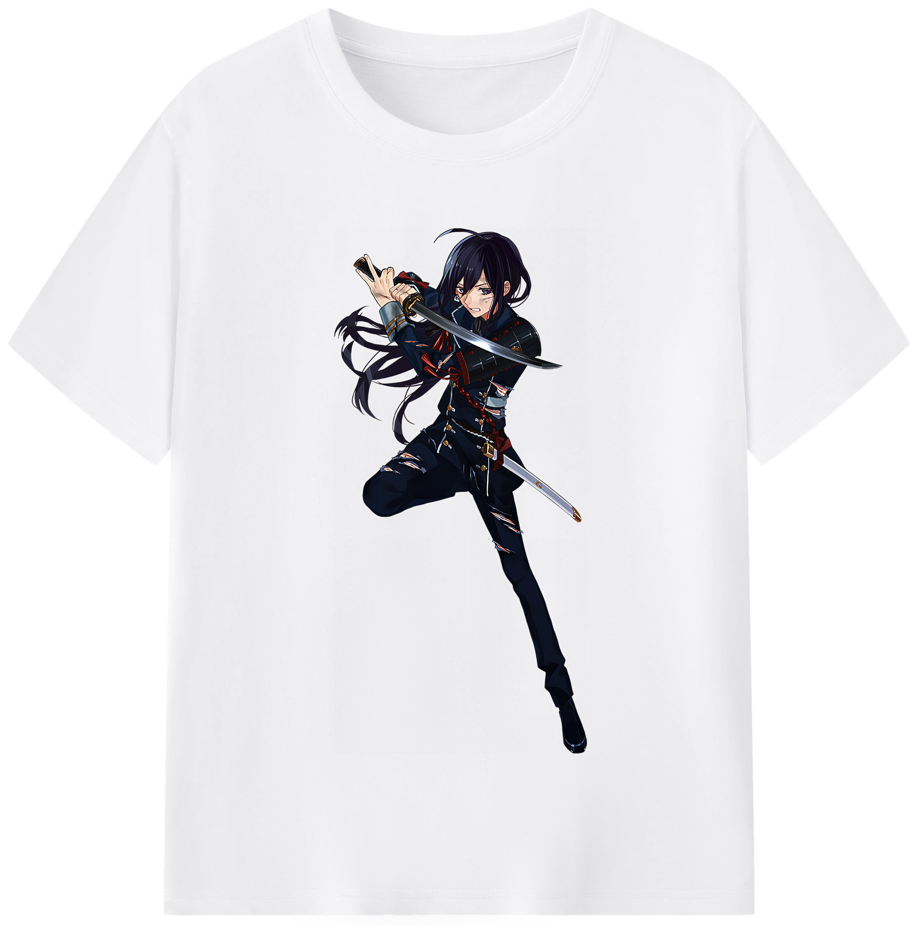 （画像用） 刀剣乱舞 Touken Ranbu 綿100％半袖Tシャツ（フロントプリント）