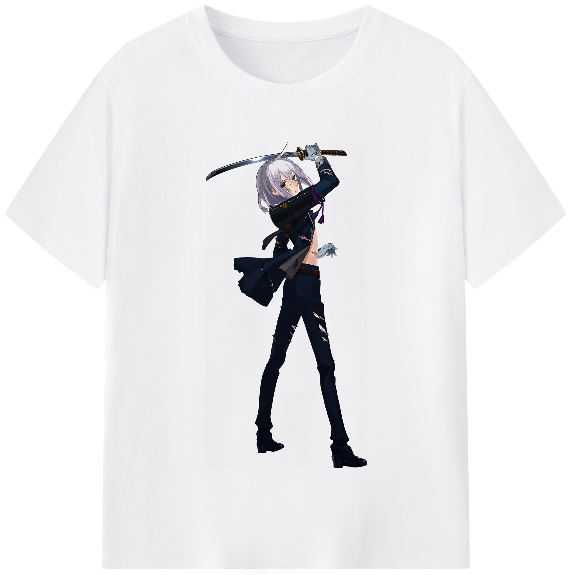 （画像用） 刀剣乱舞 Touken Ranbu 綿100％半袖Tシャツ（フロントプリント）