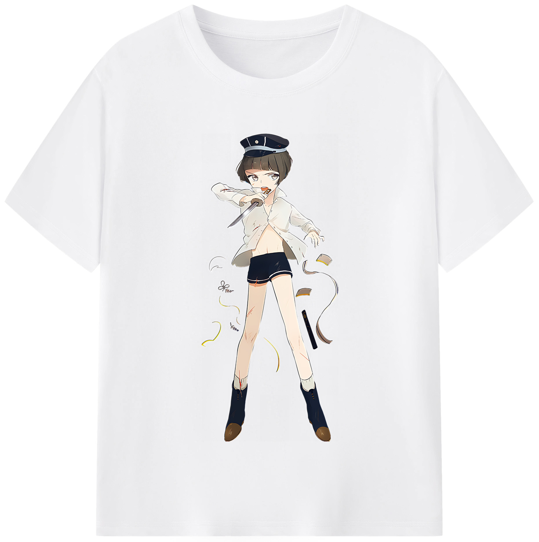 （画像用） 刀剣乱舞 Touken Ranbu 綿100％半袖Tシャツ（フロントプリント）