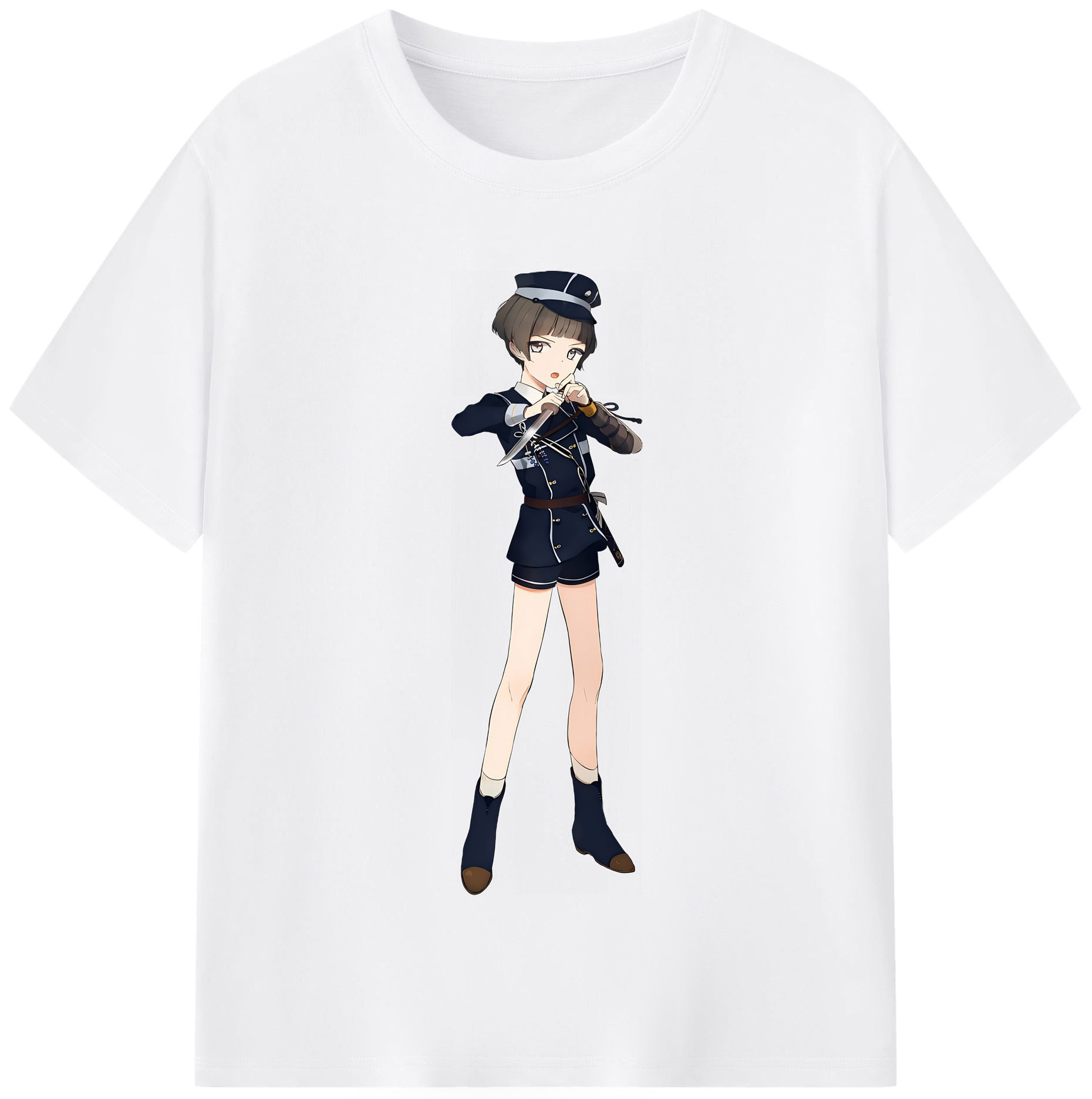 （画像用） 刀剣乱舞 Touken Ranbu 綿100％半袖Tシャツ（フロントプリント）