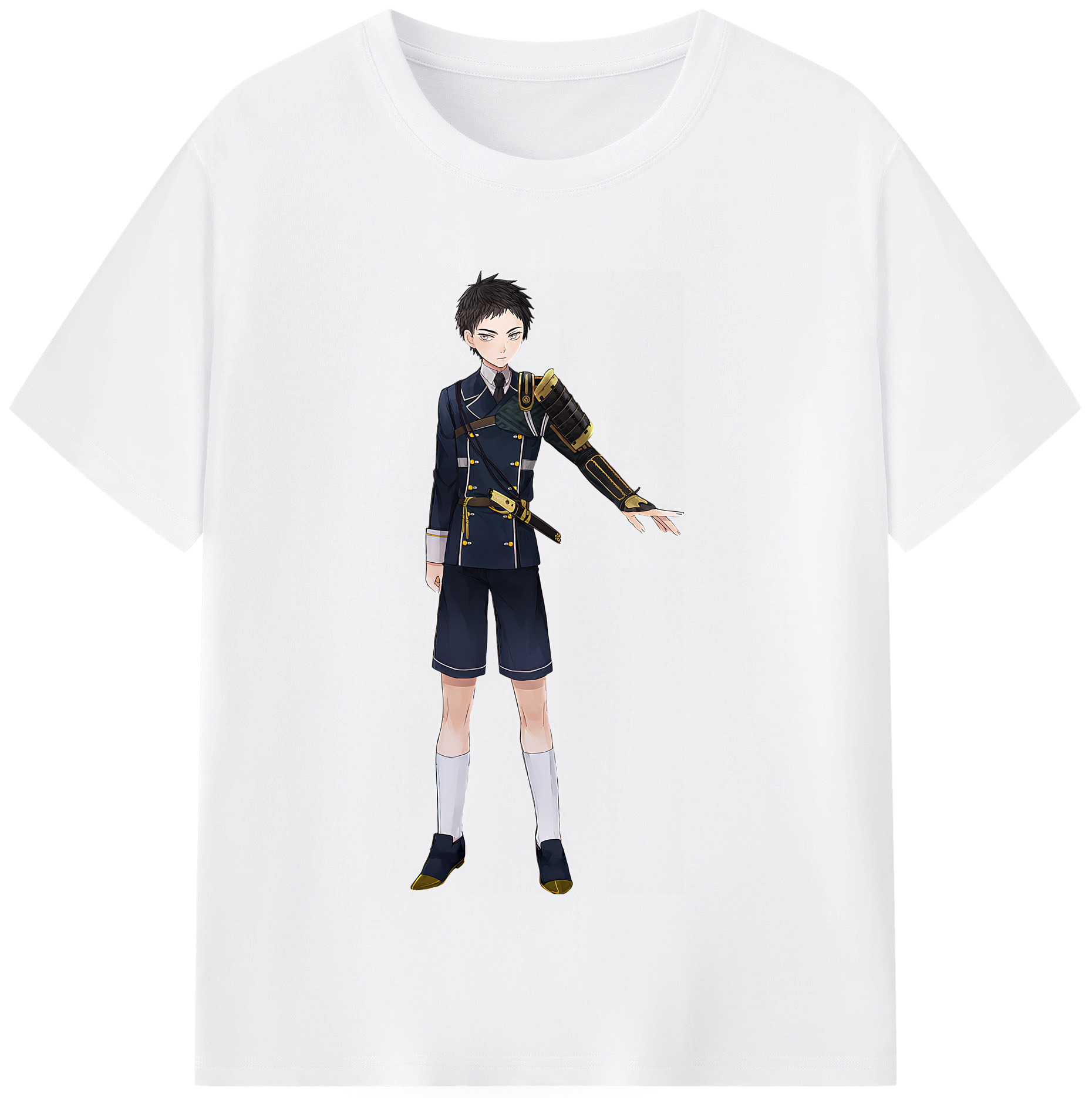 （画像用） 刀剣乱舞 Touken Ranbu 綿100％半袖Tシャツ（フロントプリント）