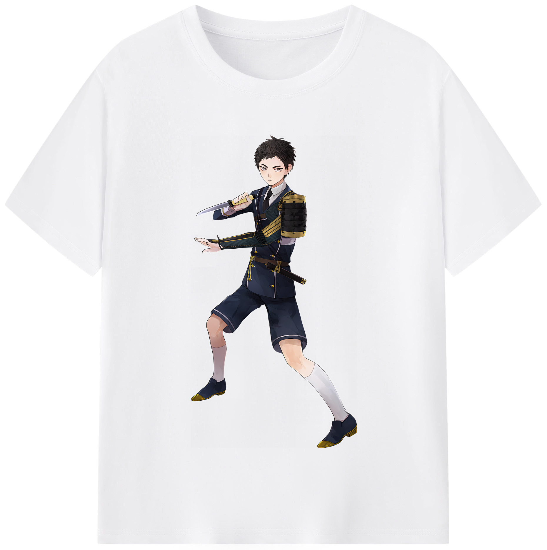 （画像用） 刀剣乱舞 Touken Ranbu 綿100％半袖Tシャツ（フロントプリント）