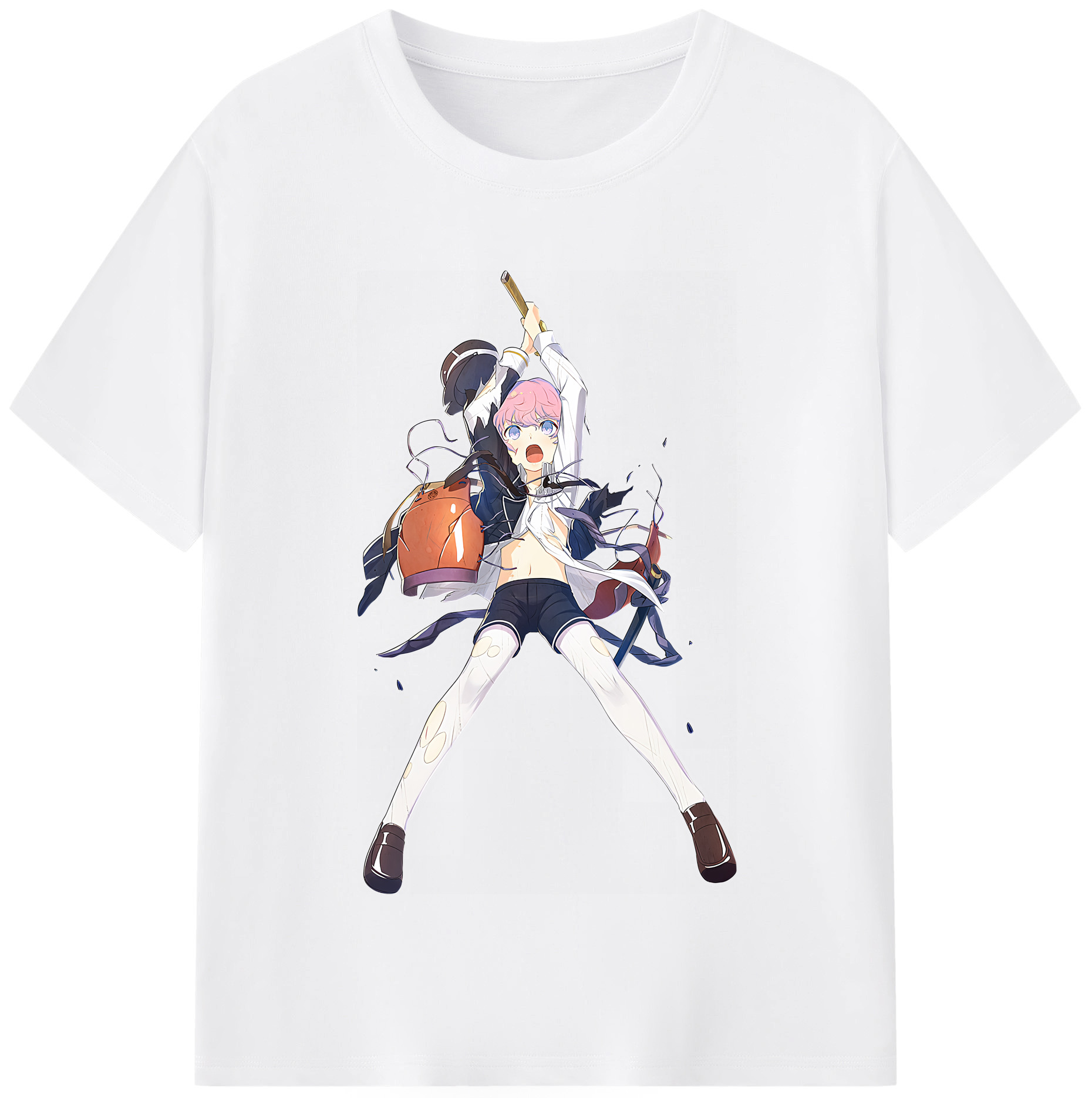 （画像用） 刀剣乱舞 Touken Ranbu 綿100％半袖Tシャツ（フロントプリント）