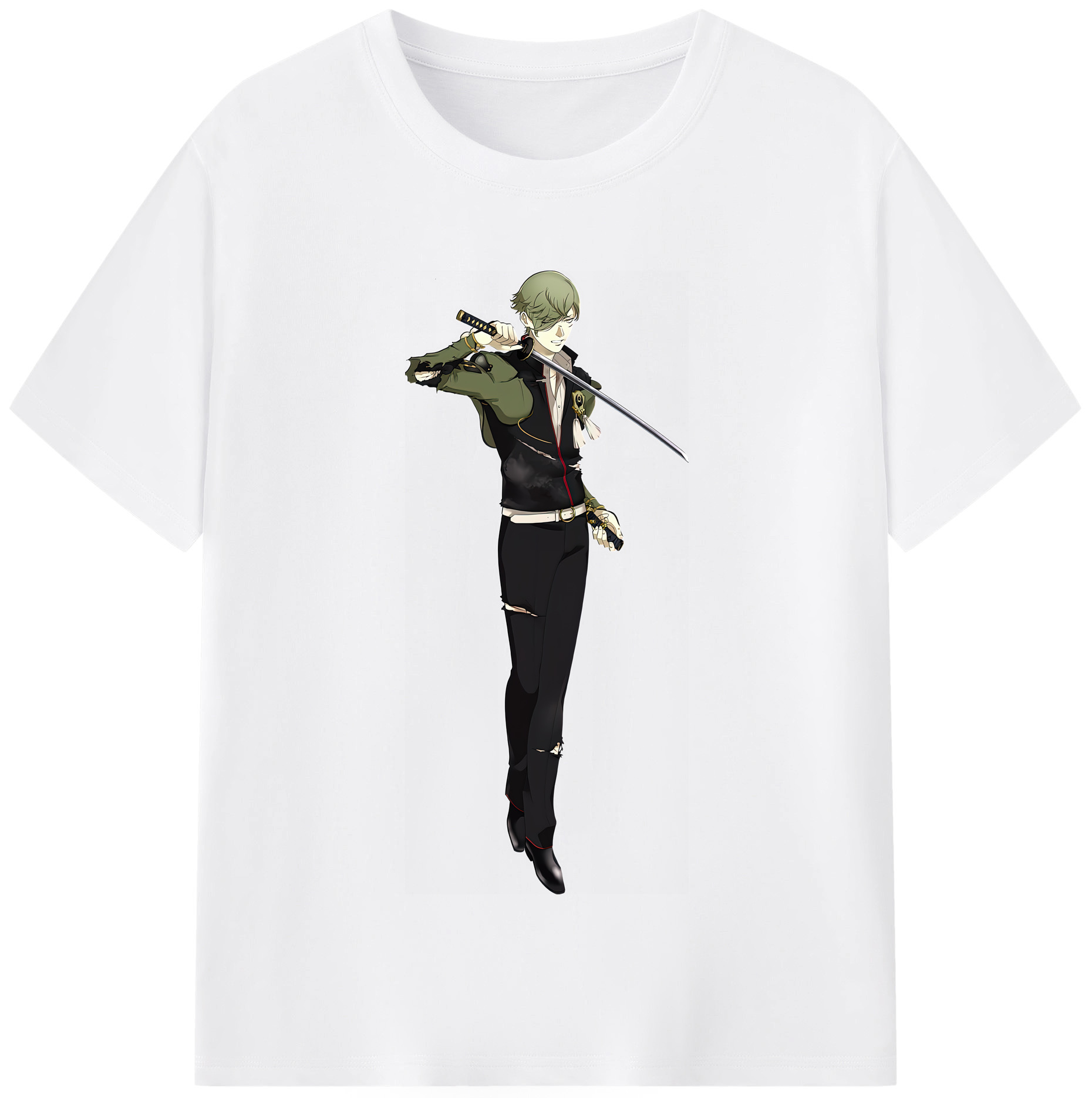 （画像用） 刀剣乱舞 Touken Ranbu 綿100％半袖Tシャツ（フロントプリント）