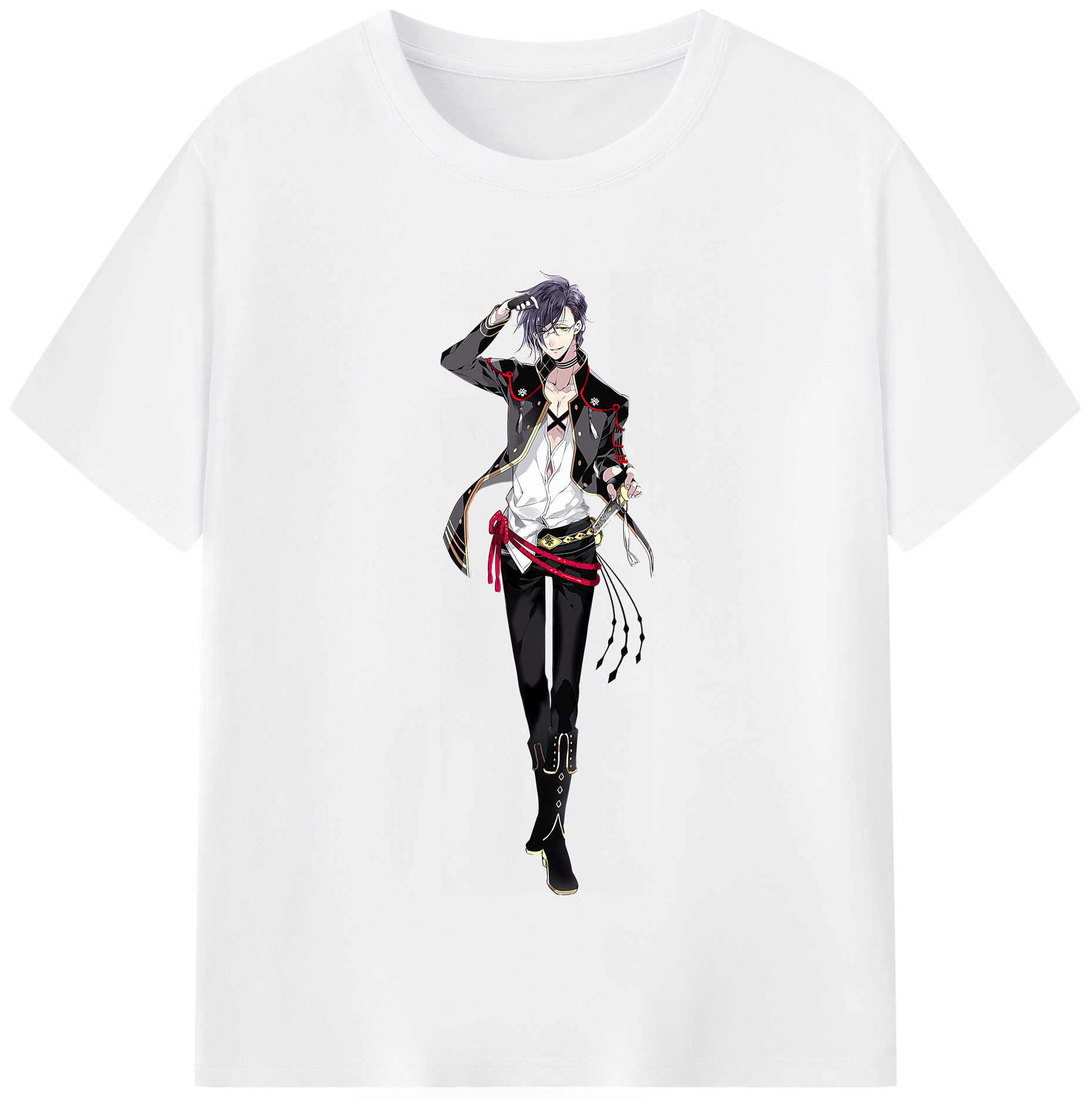 （画像用） 刀剣乱舞 Touken Ranbu 綿100％半袖Tシャツ（フロントプリント）