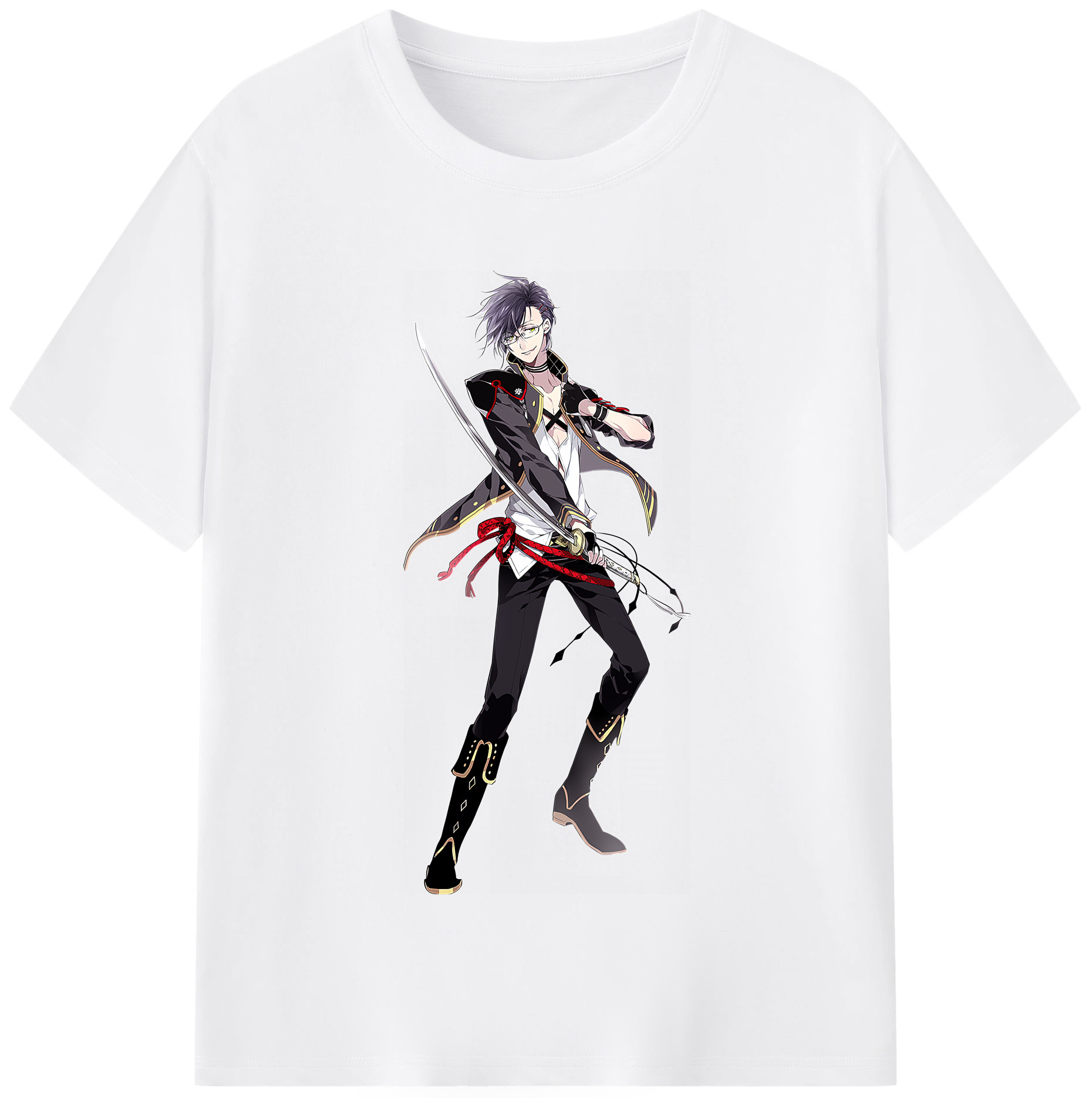 （画像用） 刀剣乱舞 Touken Ranbu 綿100％半袖Tシャツ（フロントプリント）