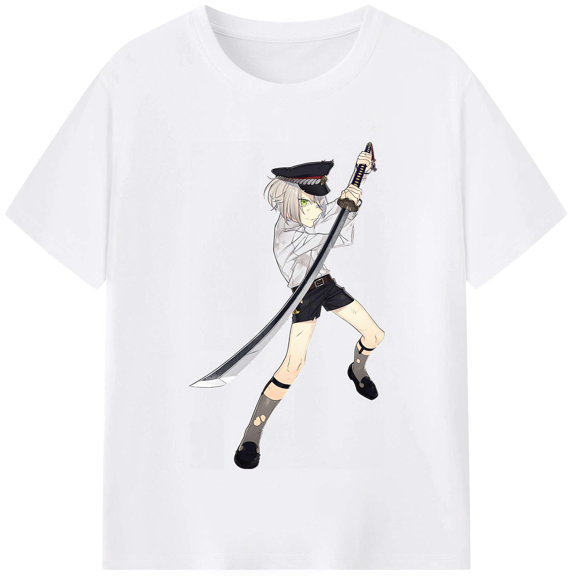 （画像用） 刀剣乱舞 Touken Ranbu 綿100％半袖Tシャツ（フロントプリント）
