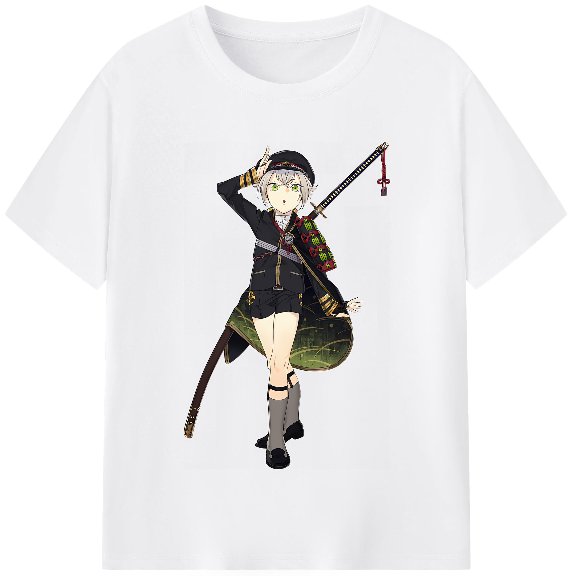 （画像用） 刀剣乱舞 Touken Ranbu 綿100％半袖Tシャツ（フロントプリント）