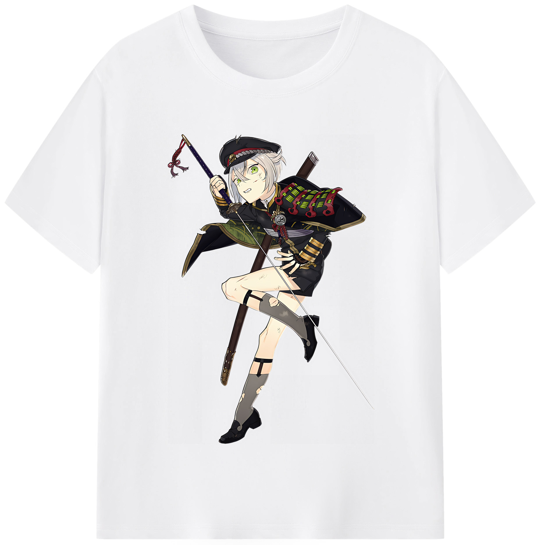 （画像用） 刀剣乱舞 Touken Ranbu 綿100％半袖Tシャツ（フロントプリント）