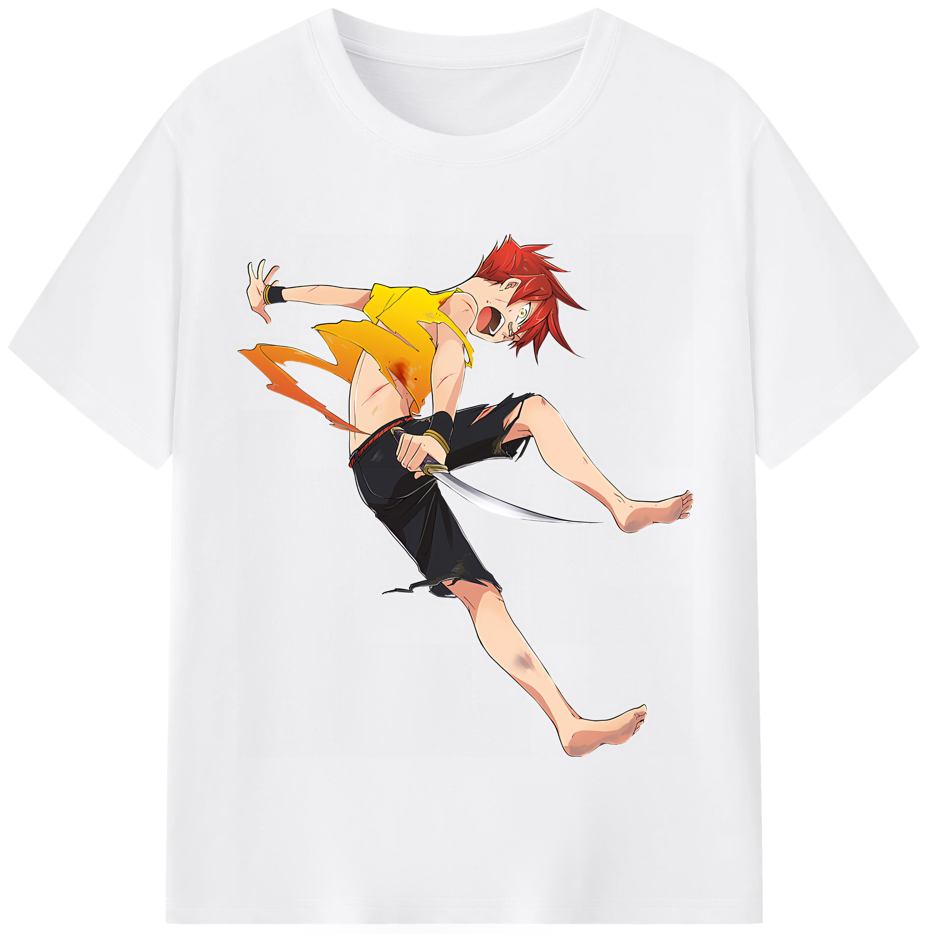 （画像用） 刀剣乱舞 Touken Ranbu 綿100％半袖Tシャツ（フロントプリント）