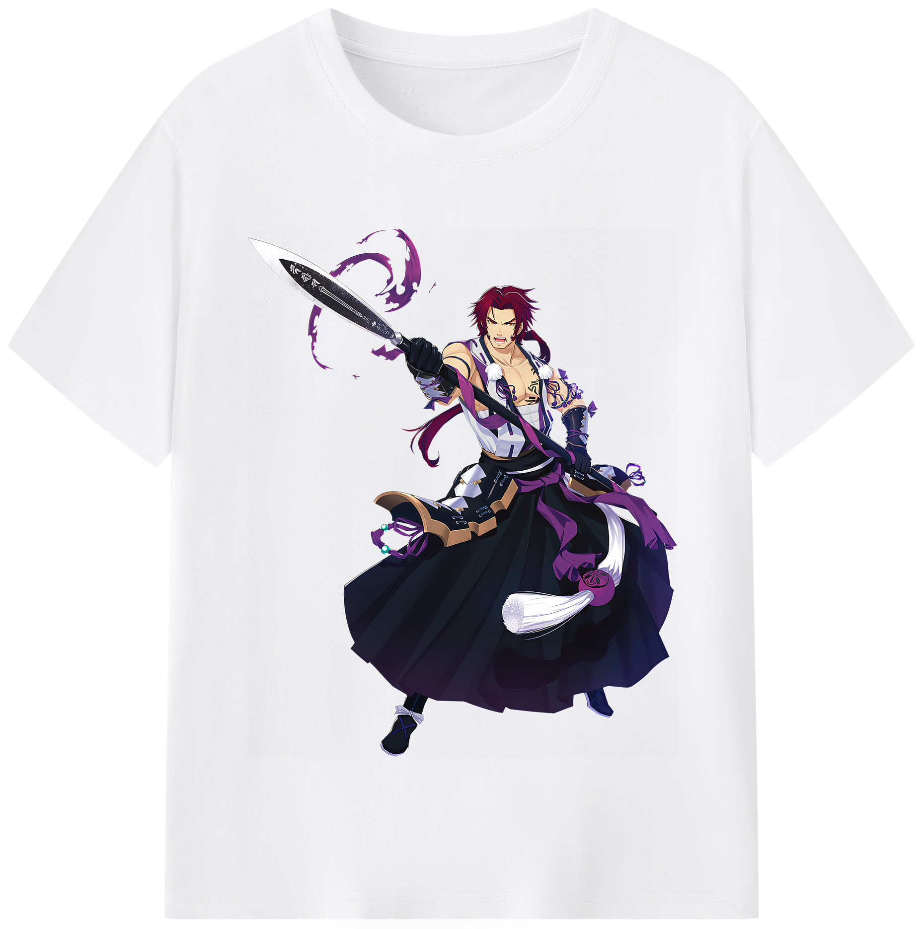 （画像用） 刀剣乱舞 Touken Ranbu 綿100％半袖Tシャツ（フロントプリント）