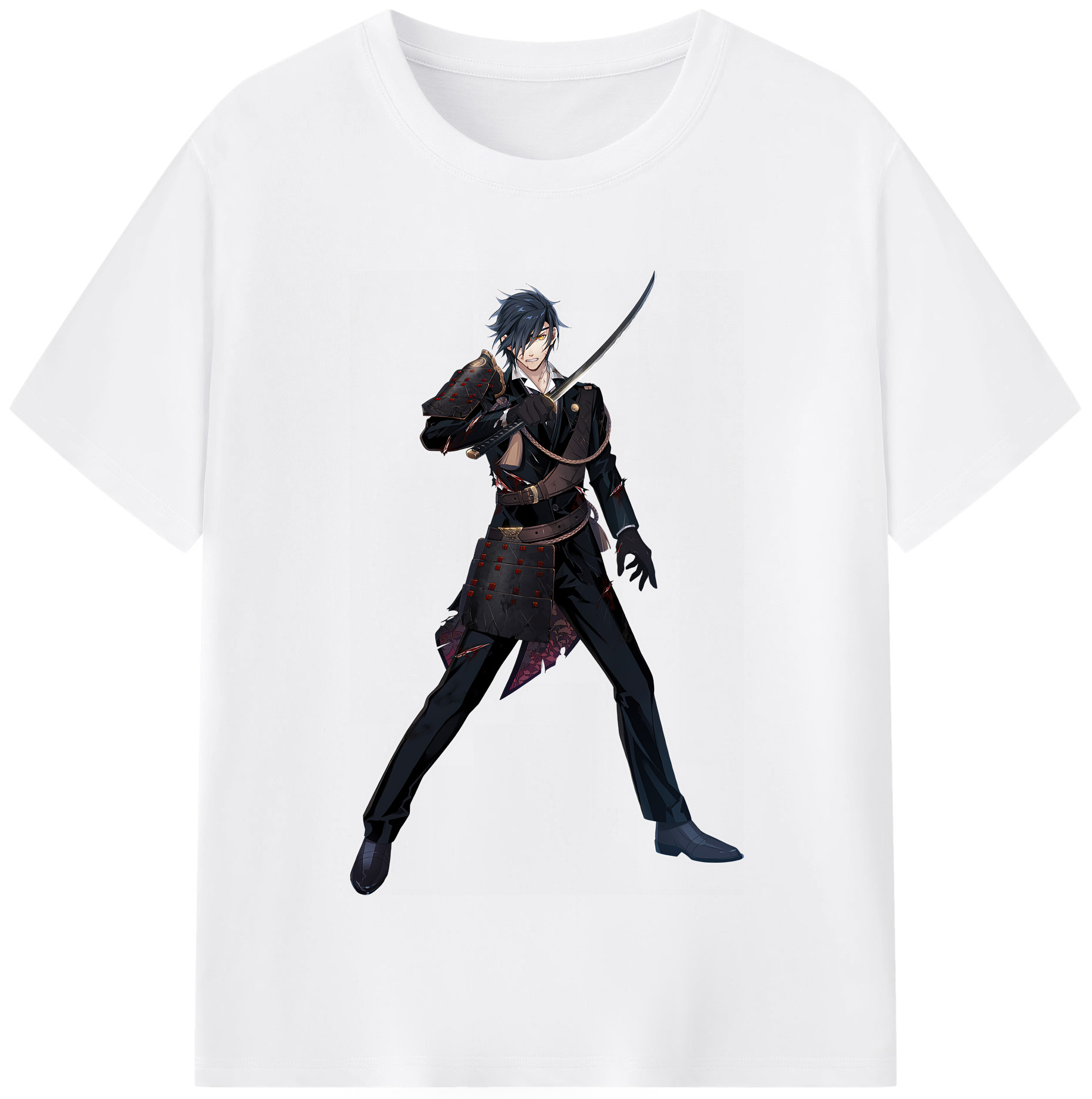 （画像用） 刀剣乱舞 Touken Ranbu 綿100％半袖Tシャツ（フロントプリント）
