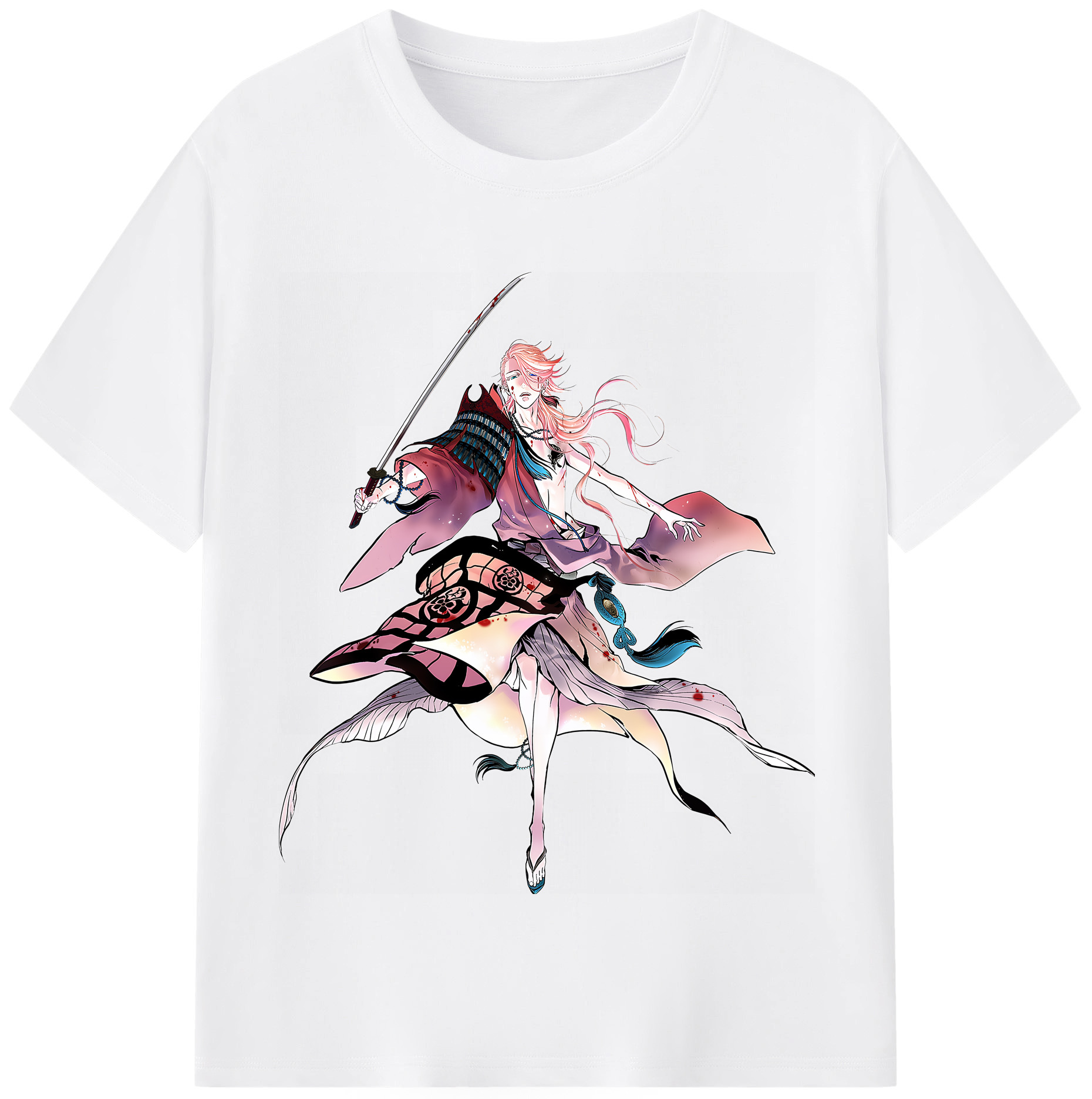 （画像用） 刀剣乱舞 Touken Ranbu 綿100％半袖Tシャツ（フロントプリント）
