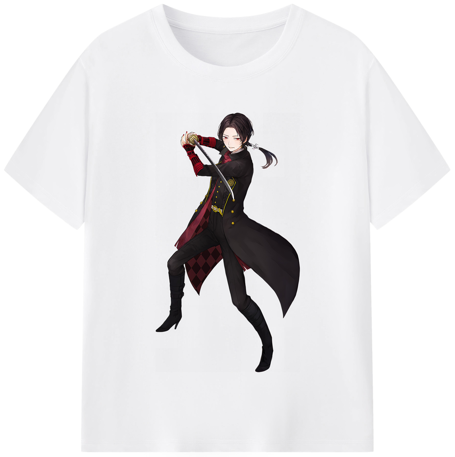 （画像用） 刀剣乱舞 Touken Ranbu 綿100％半袖Tシャツ（フロントプリント）