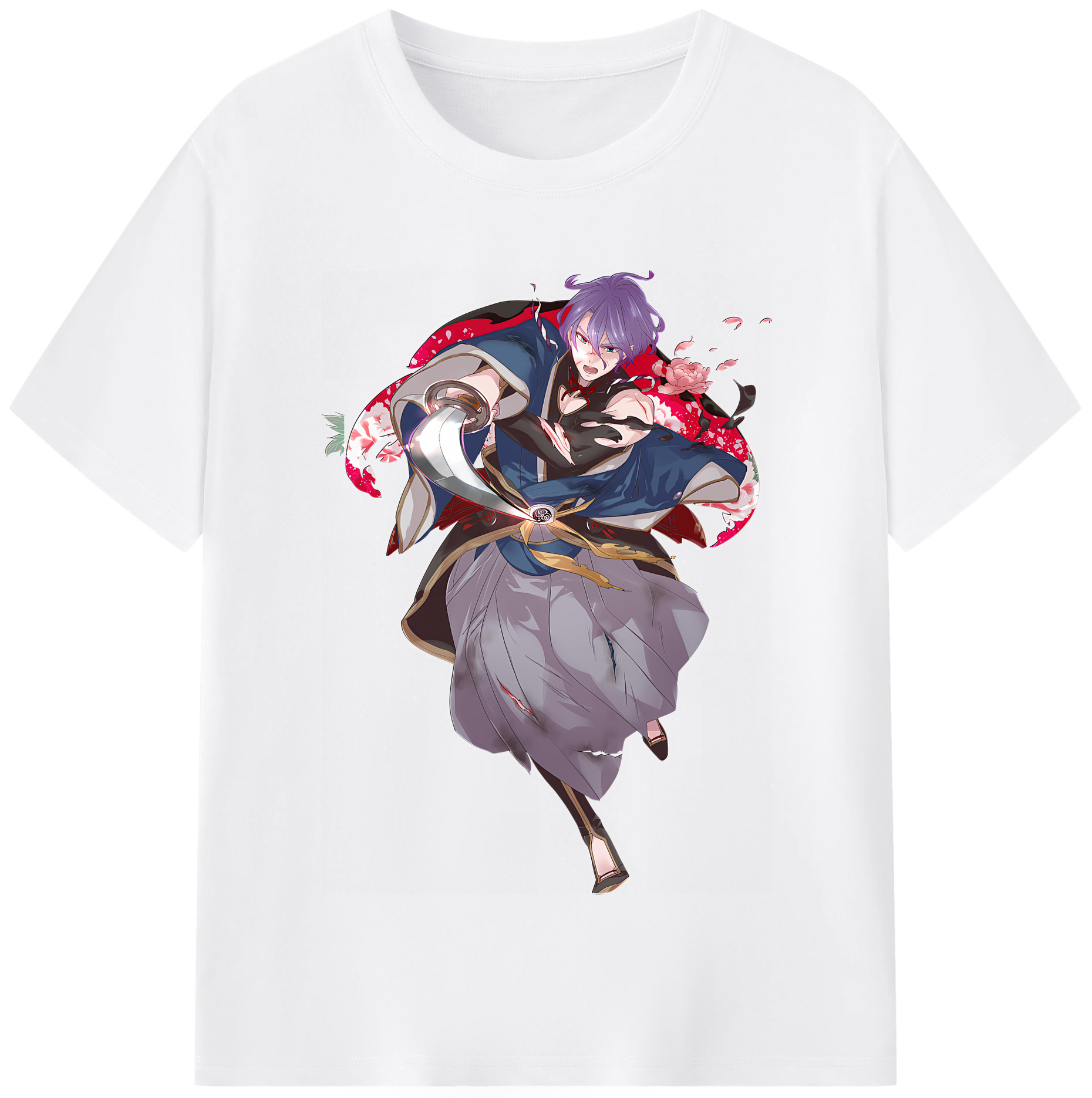 （画像用） 刀剣乱舞 Touken Ranbu 綿100％半袖Tシャツ（フロントプリント）