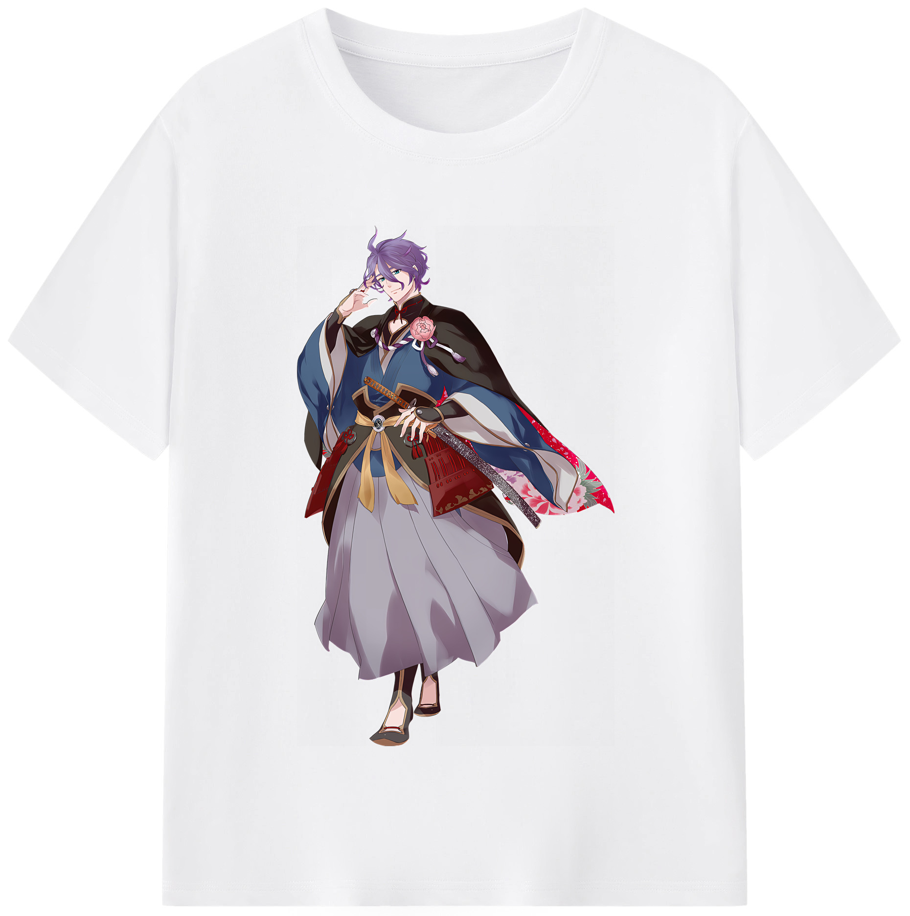 （画像用） 刀剣乱舞 Touken Ranbu 綿100％半袖Tシャツ（フロントプリント）