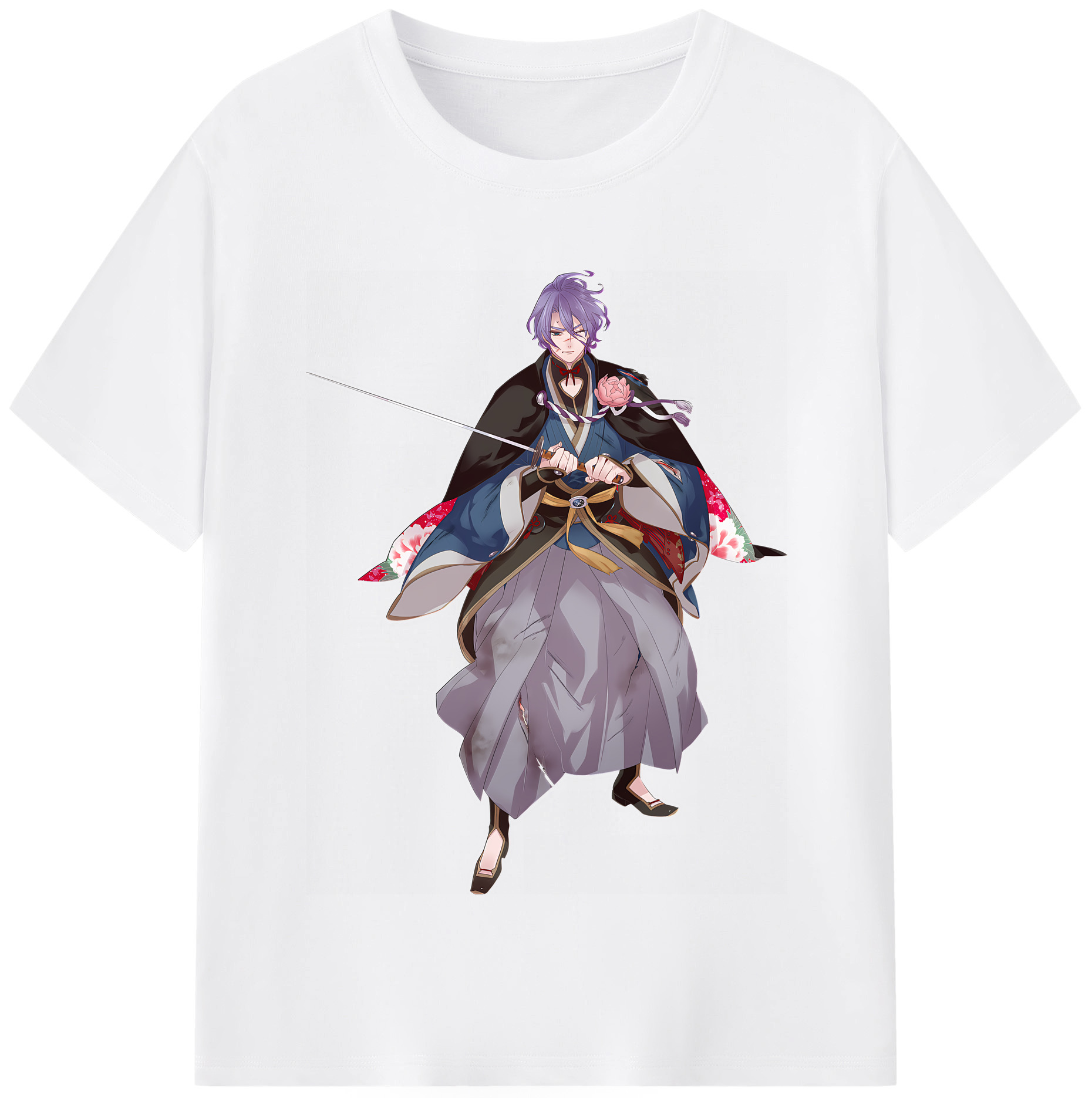 （画像用） 刀剣乱舞 Touken Ranbu 綿100％半袖Tシャツ（フロントプリント）