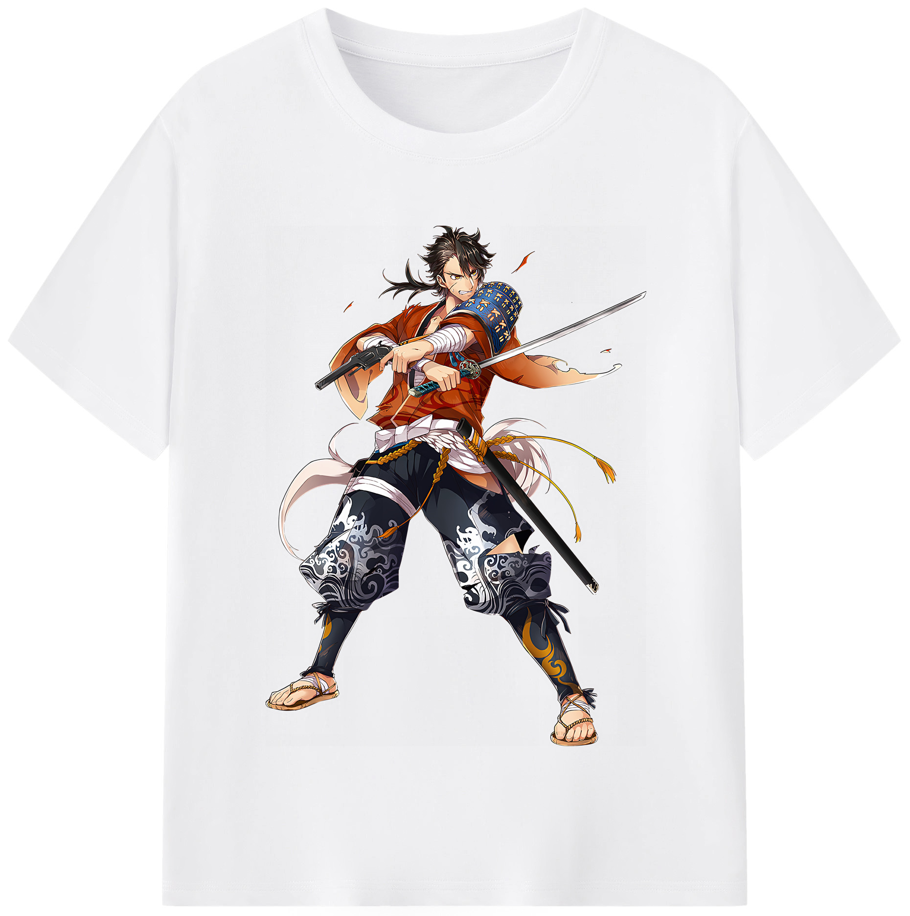 （画像用） 刀剣乱舞 Touken Ranbu 綿100％半袖Tシャツ（フロントプリント）