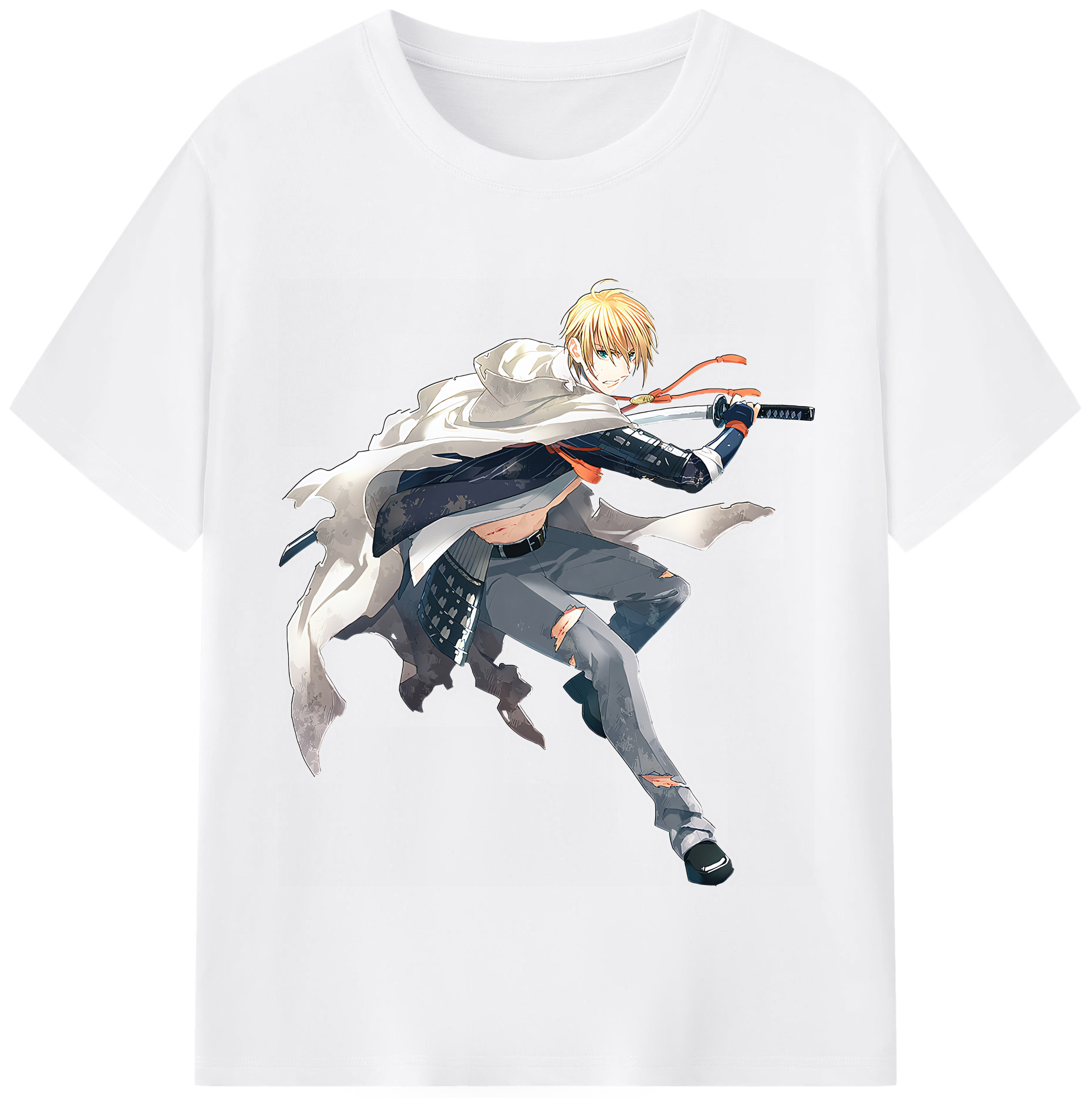 （画像用） 刀剣乱舞 Touken Ranbu 綿100％半袖Tシャツ（フロントプリント）