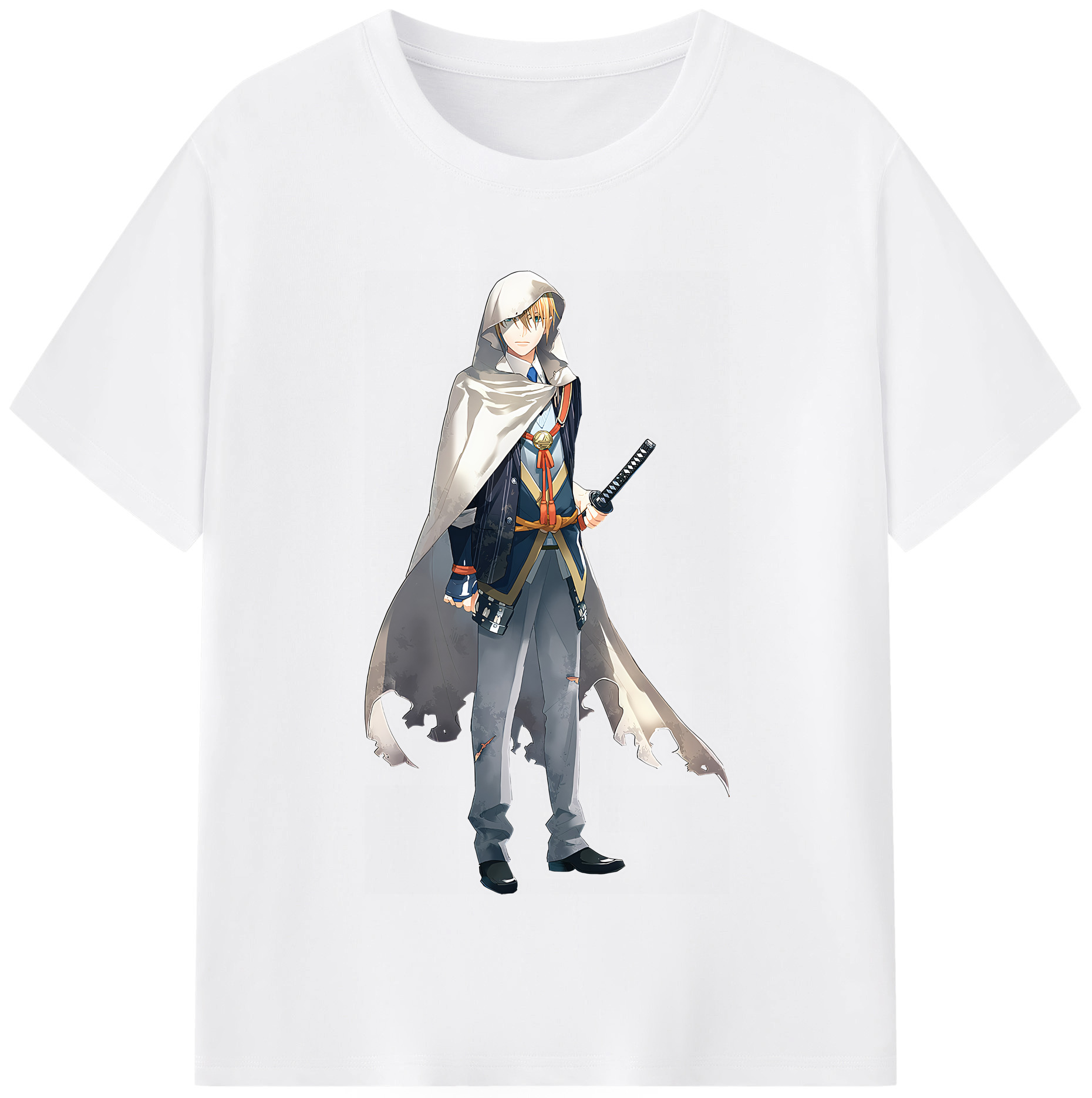 （画像用） 刀剣乱舞 Touken Ranbu 綿100％半袖Tシャツ（フロントプリント）