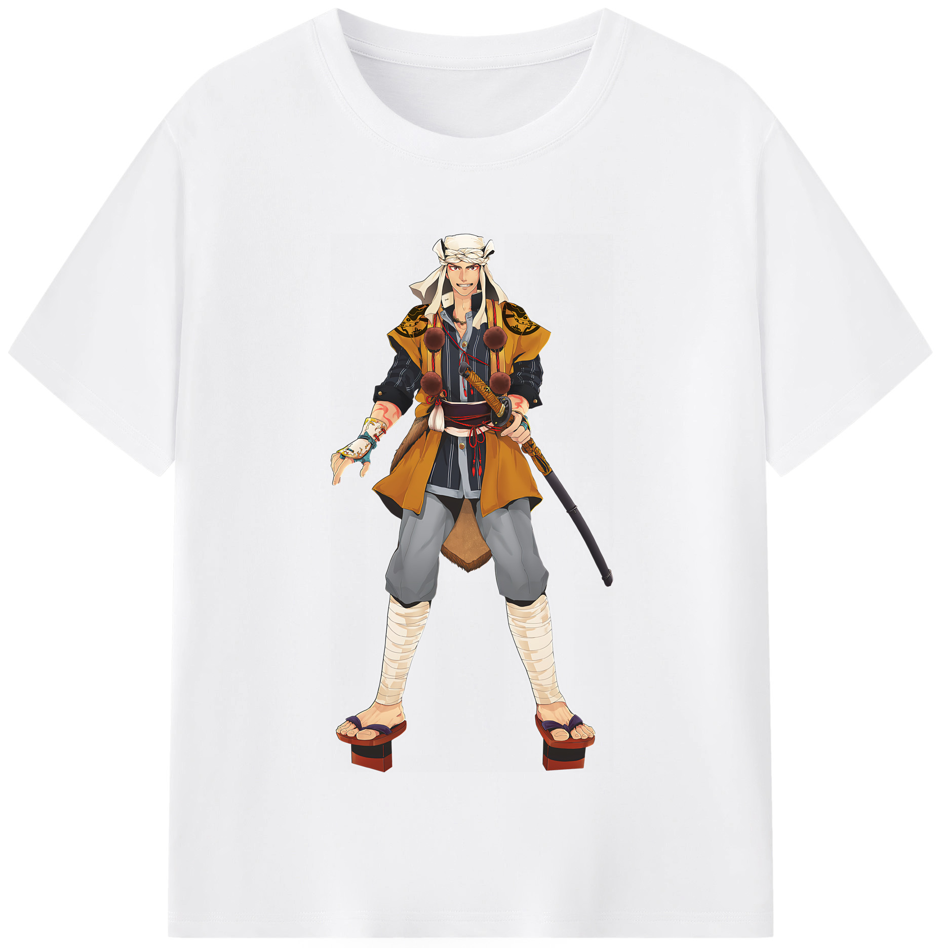 （画像用） 刀剣乱舞 Touken Ranbu 綿100％半袖Tシャツ（フロントプリント）