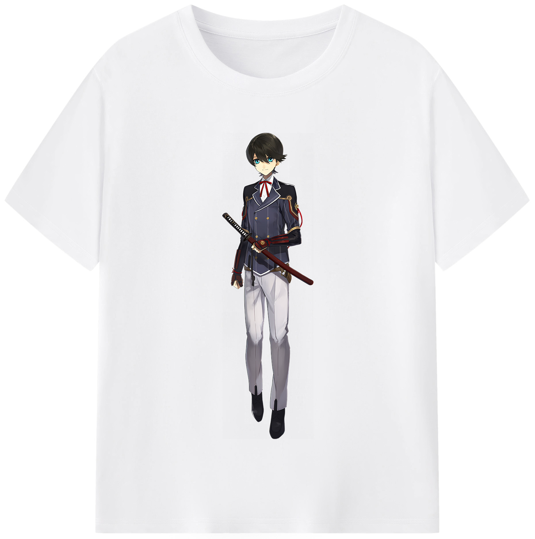 （画像用） 刀剣乱舞 Touken Ranbu 綿100％半袖Tシャツ（フロントプリント）