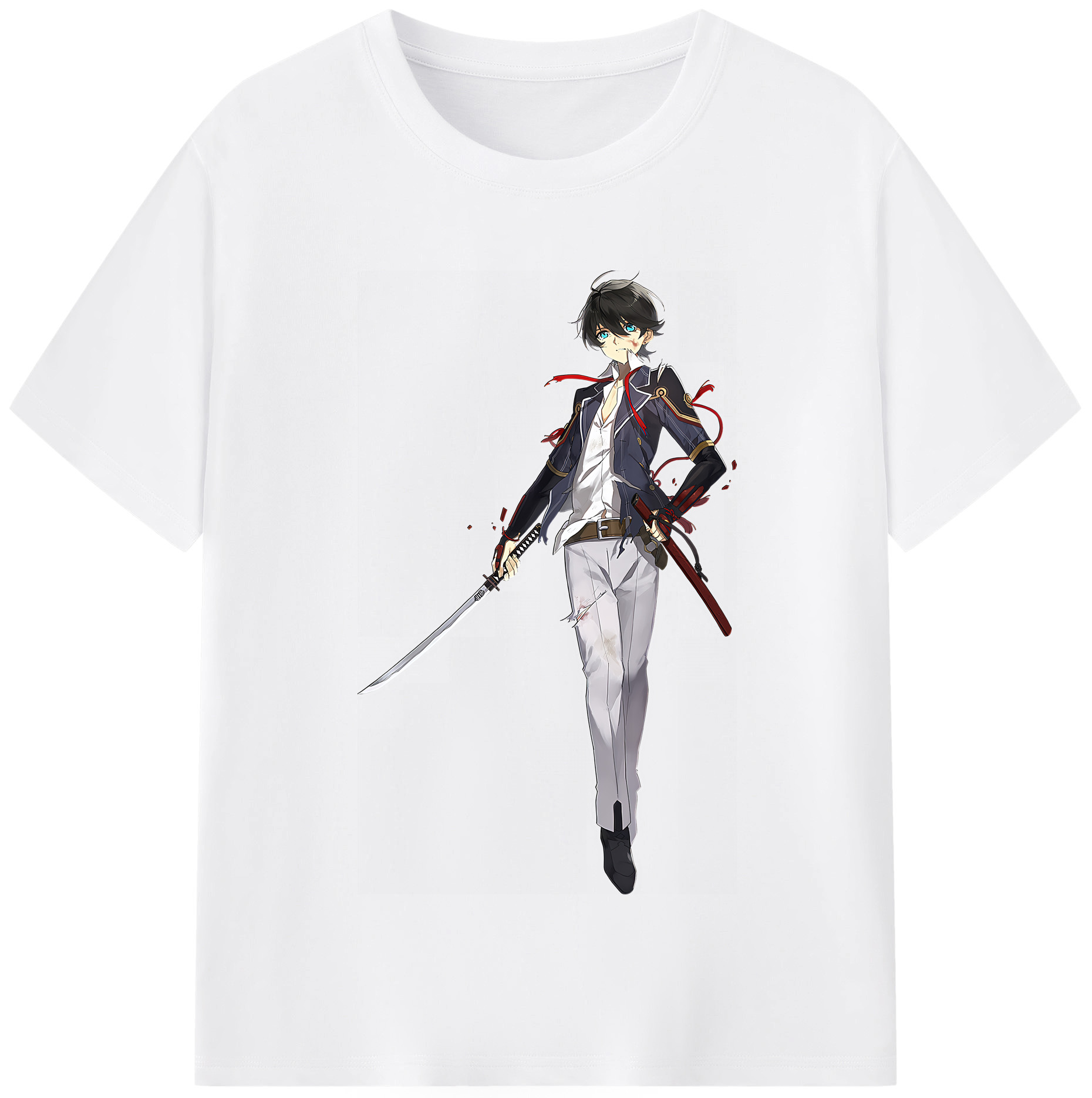 （画像用） 刀剣乱舞 Touken Ranbu 綿100％半袖Tシャツ（フロントプリント）